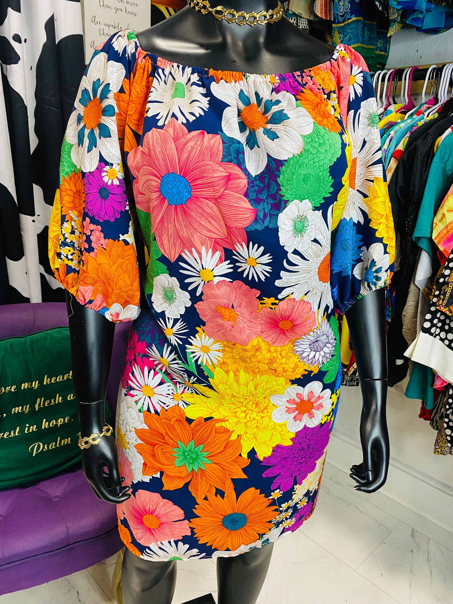 Modern Floral Dress