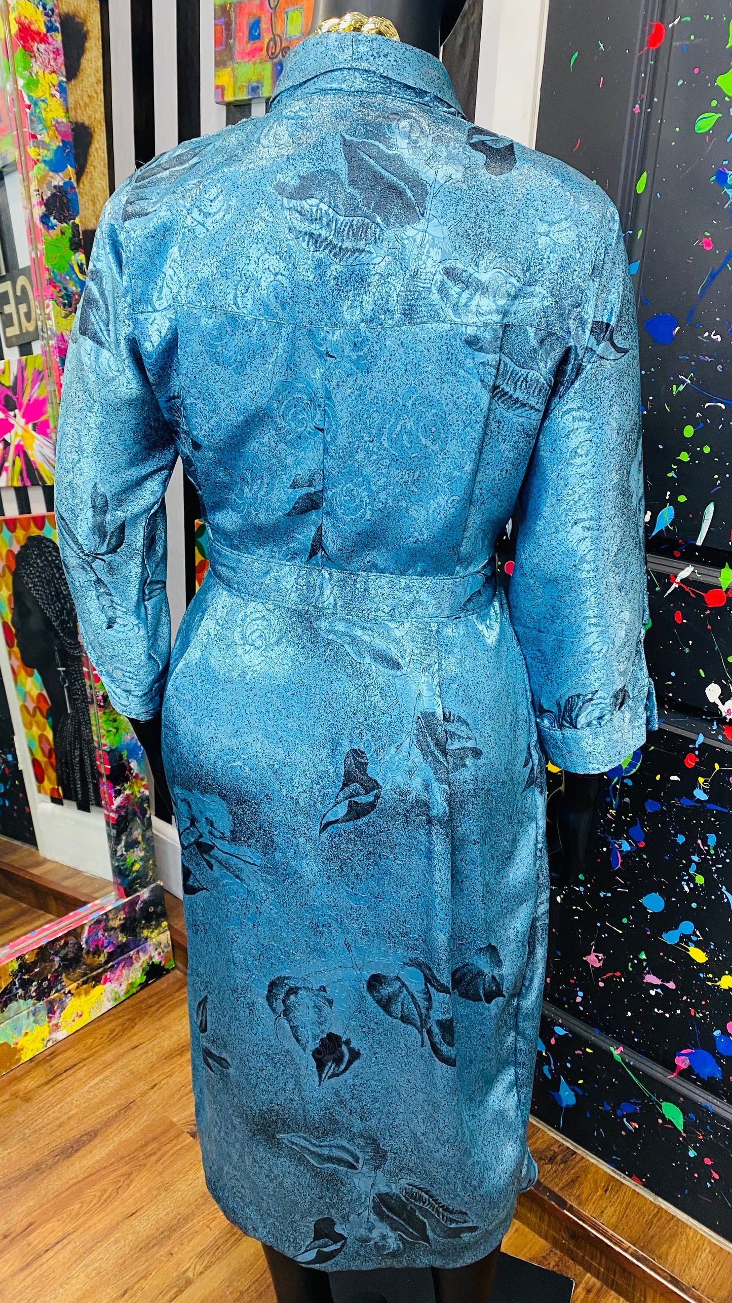 Vintage Floral 90’s Party Dress (14/16)