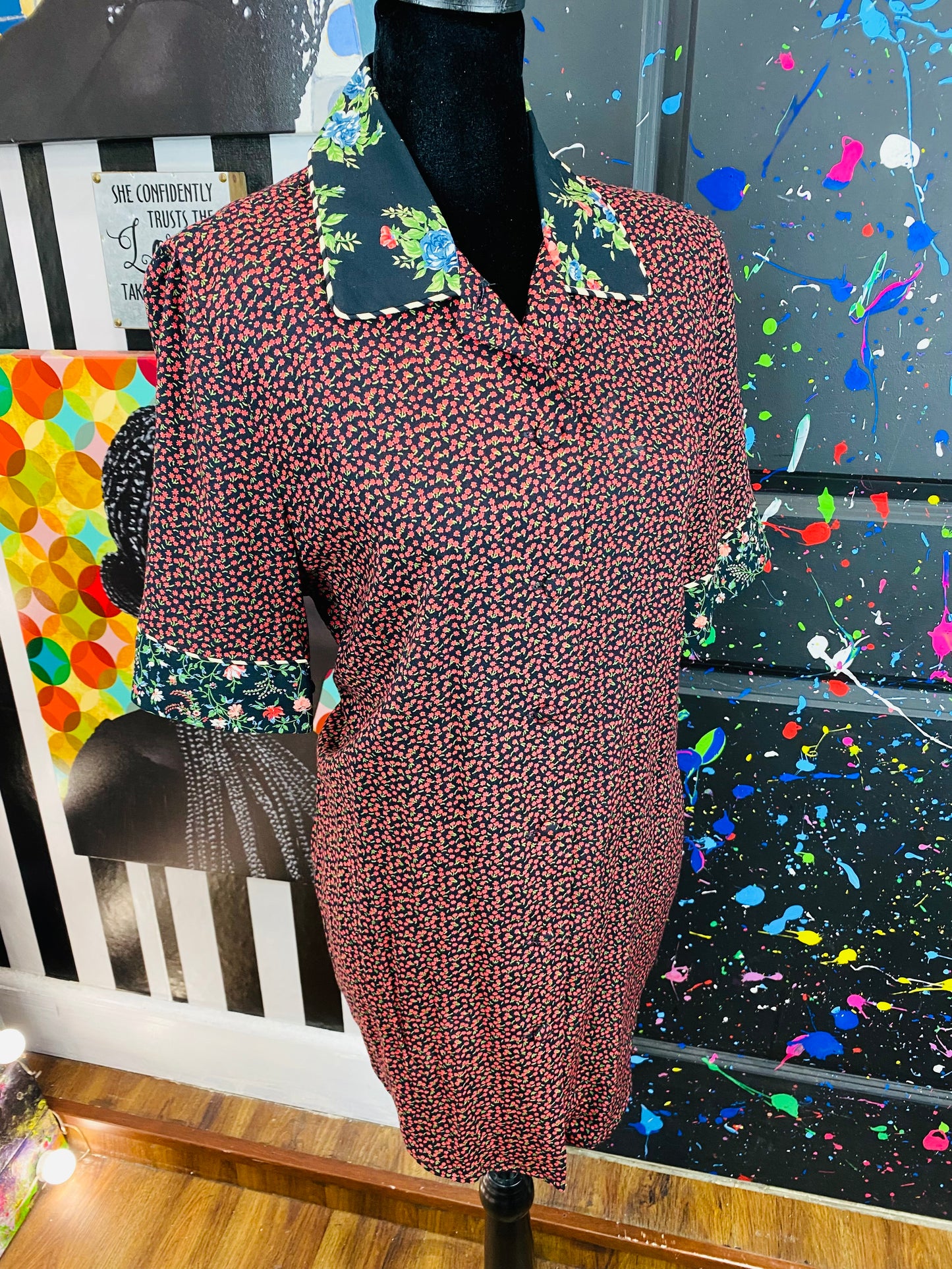 Vintage Short Sleeve Blouse