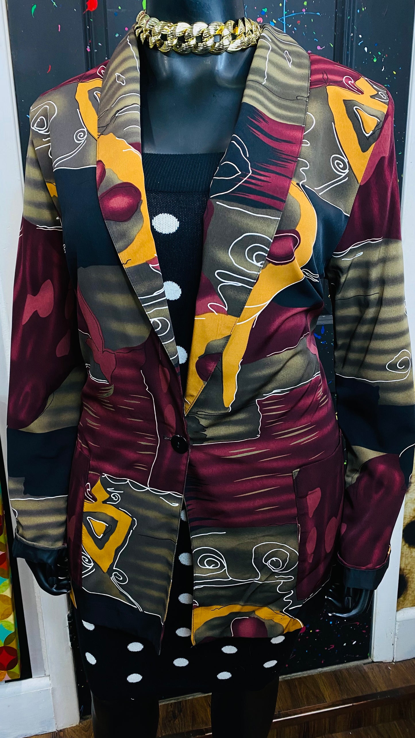 Vintage Abstract Blazer (16)