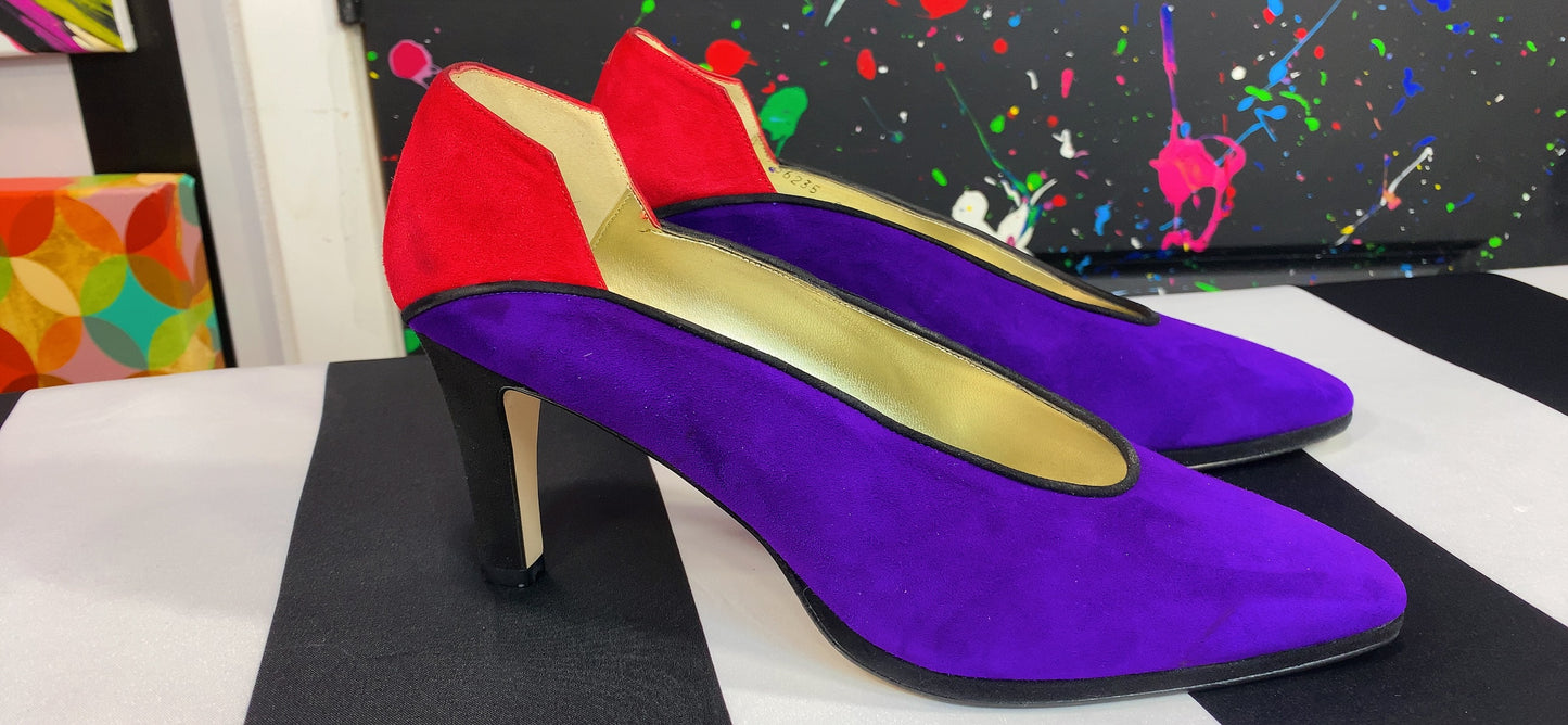 Vintage Proxy Colorblock Heels (9)