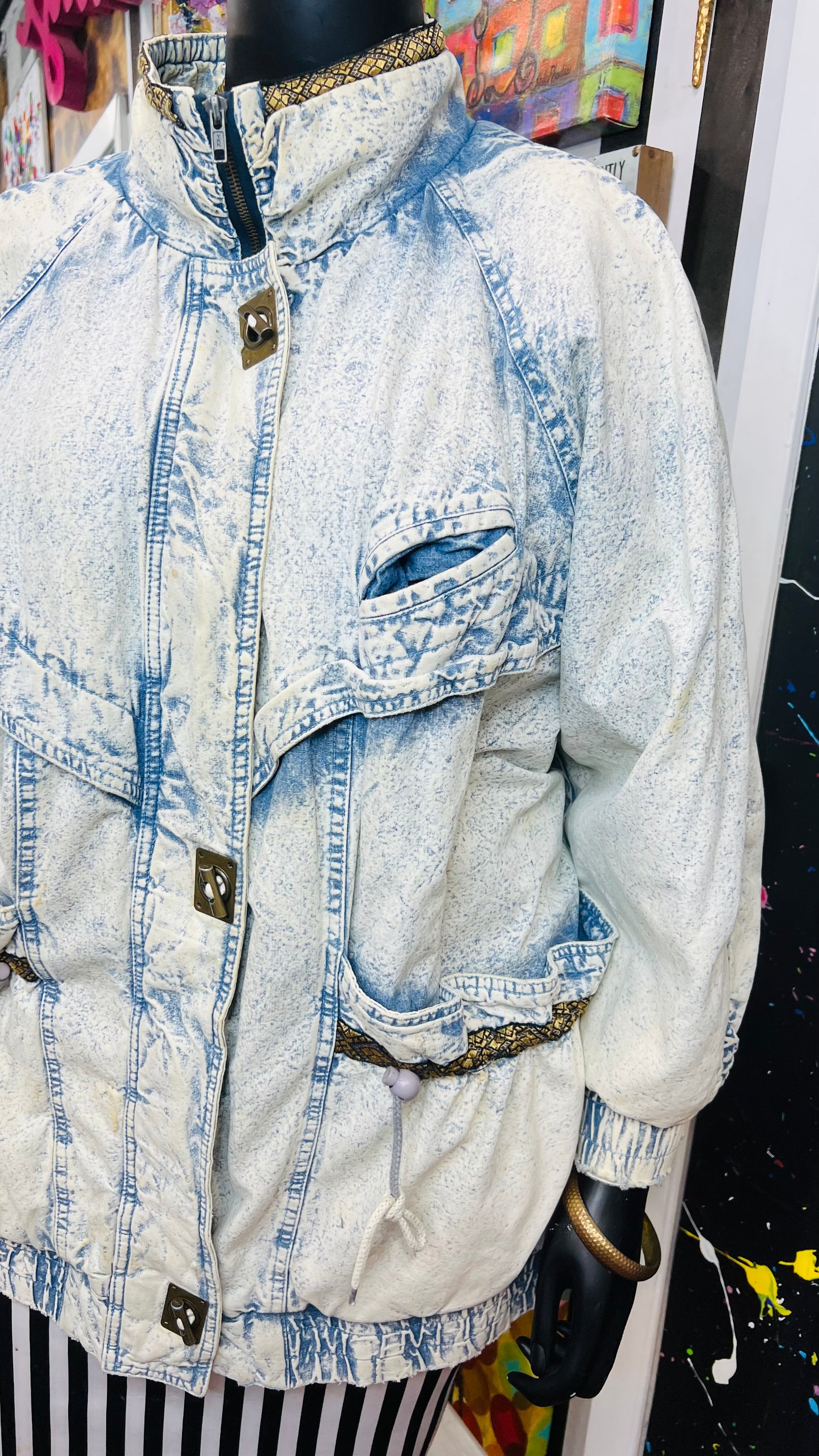 Vintage Stone Wash Puffer Coat (26/28)