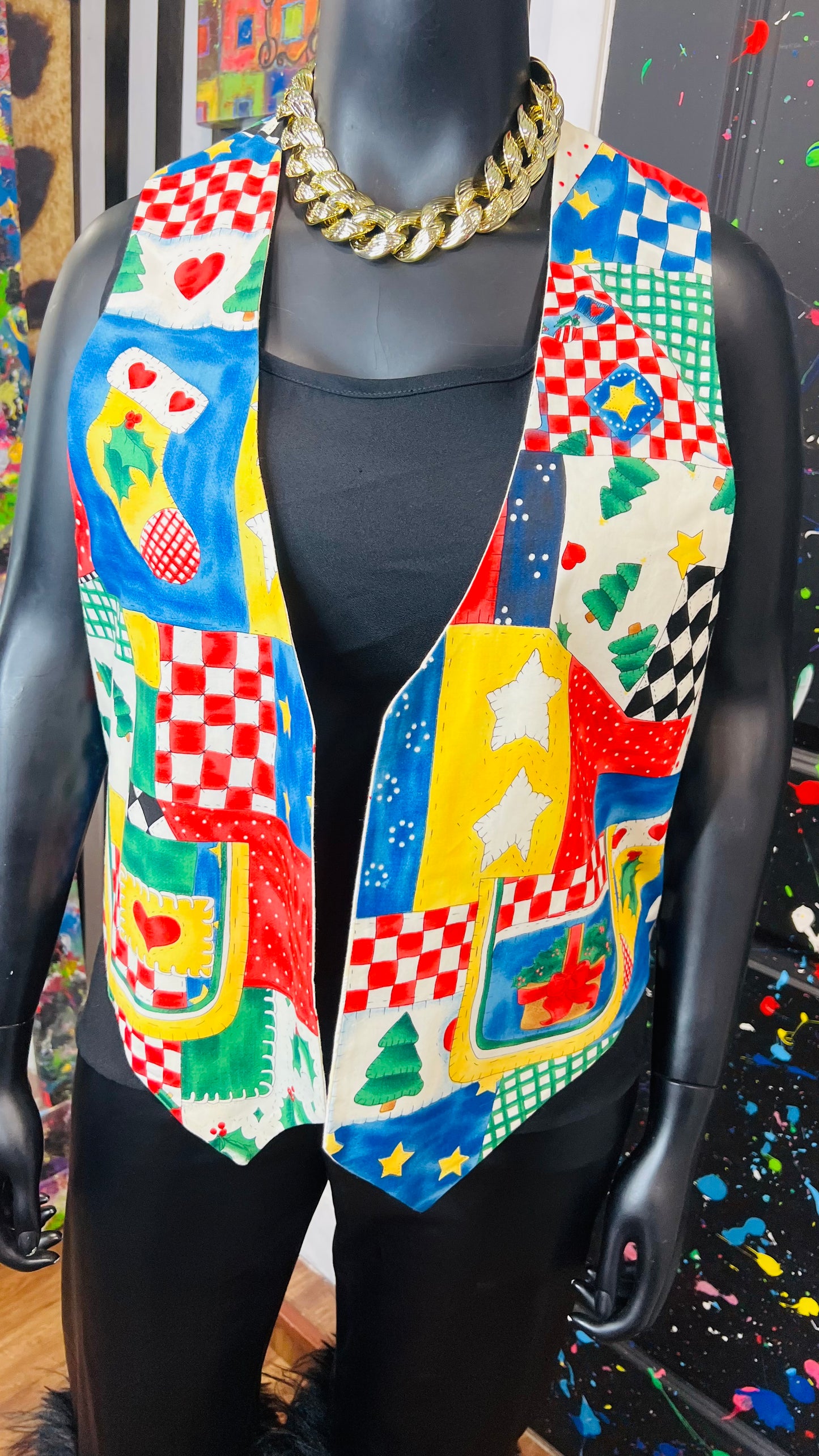 Vintage Festive Vest (16)
