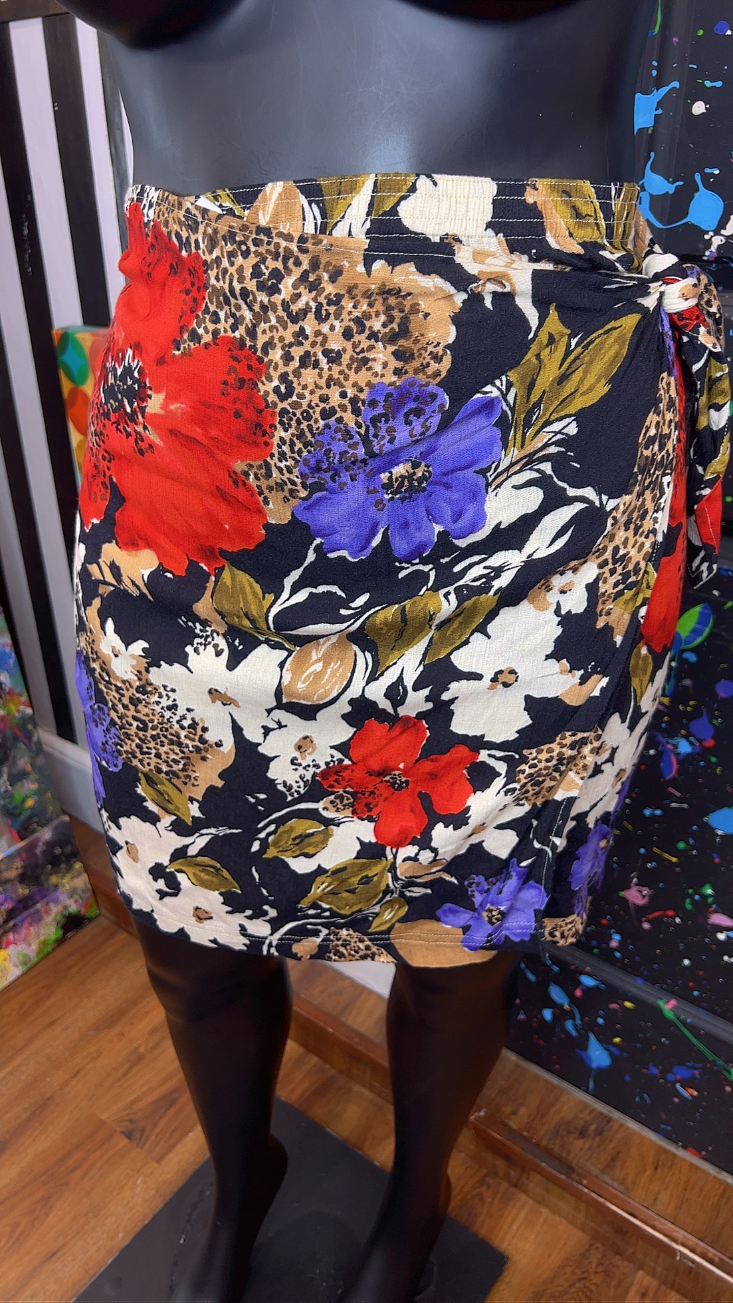Vintage Deadstock Carole Little Sarong Skirt (14)