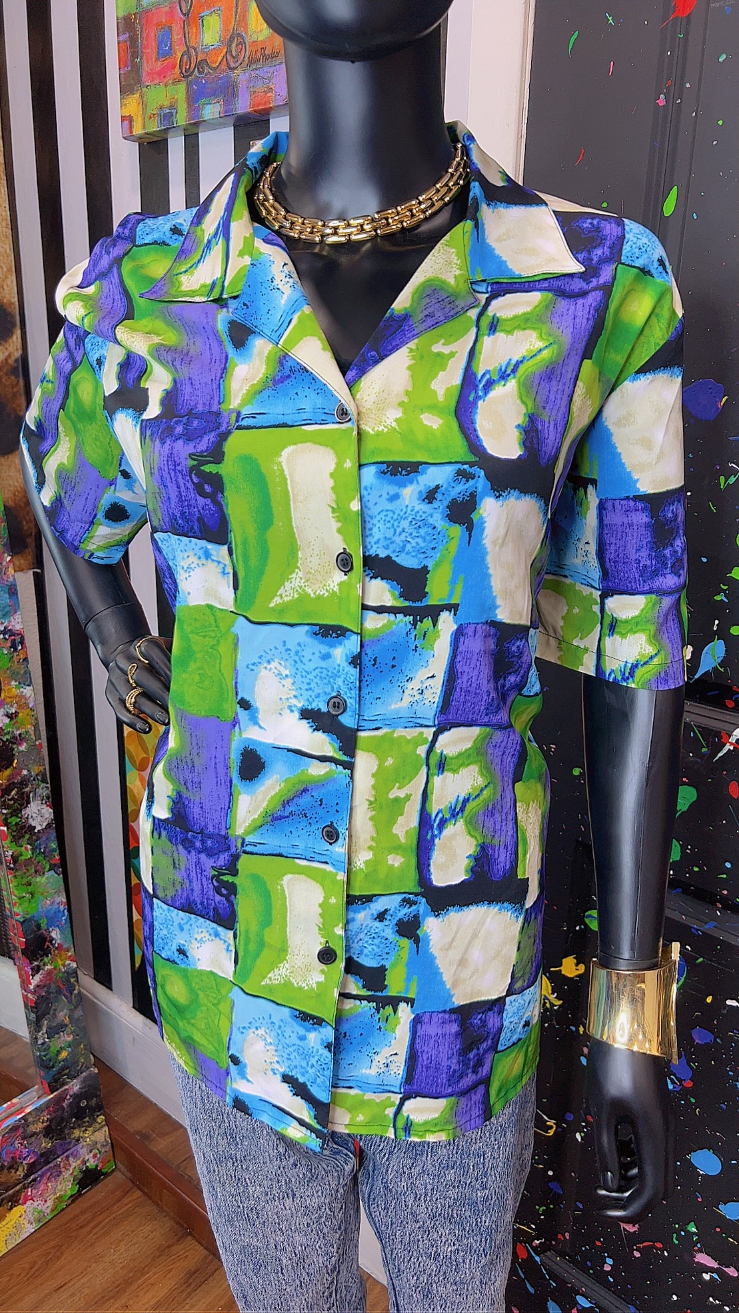 Vintage Block Blouse (18)