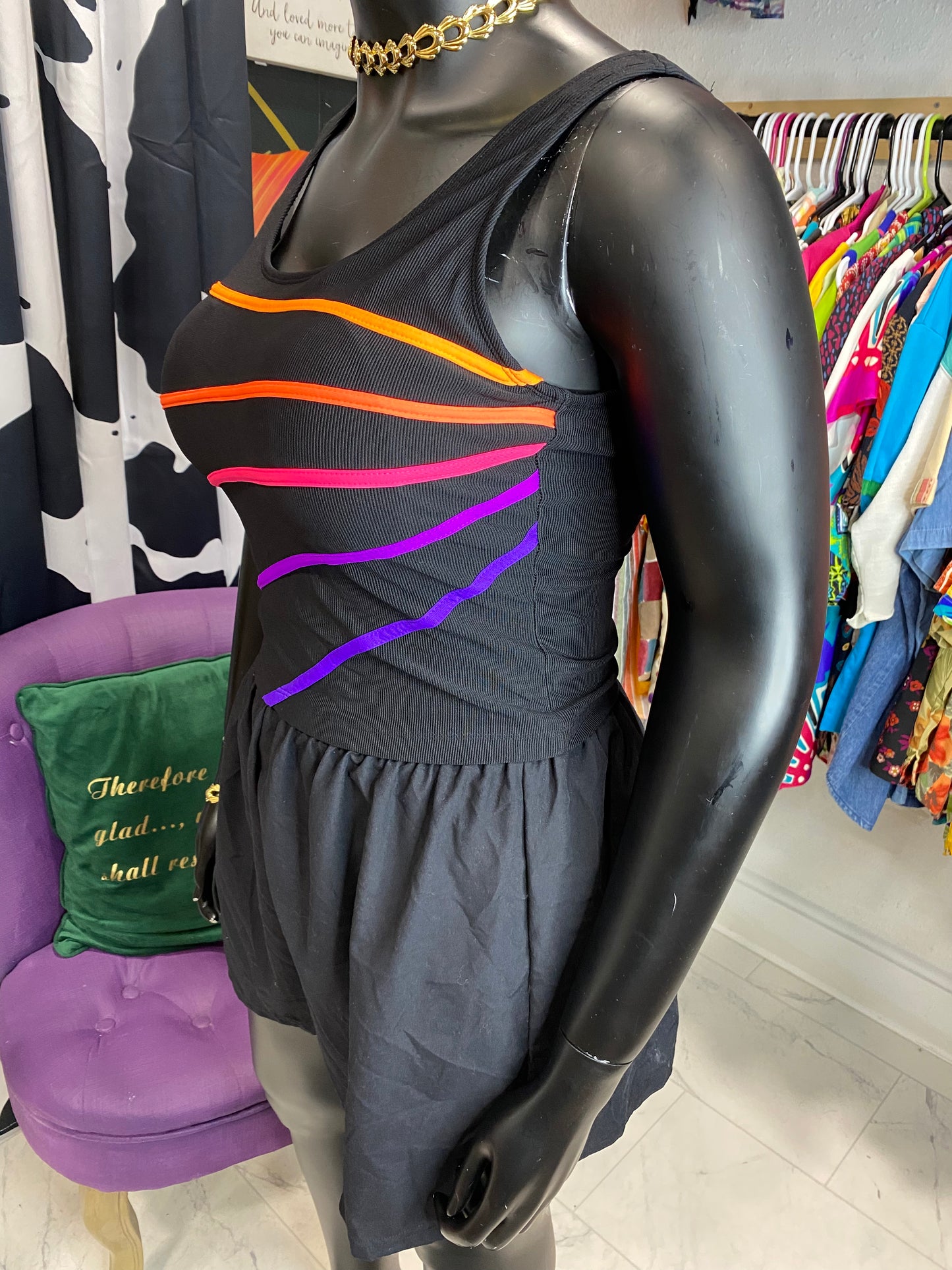 Vintage Beach Cabana Swimsuit