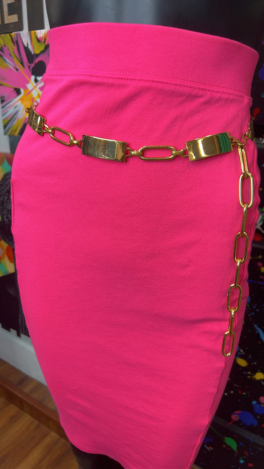 Vintage Brass Chain Link Belt