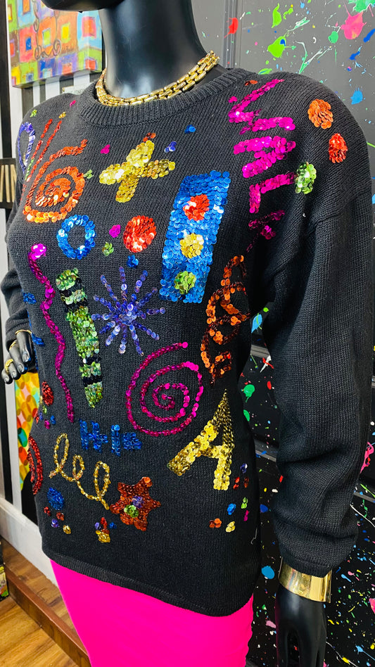 Vintage Sequin Sweater (14)