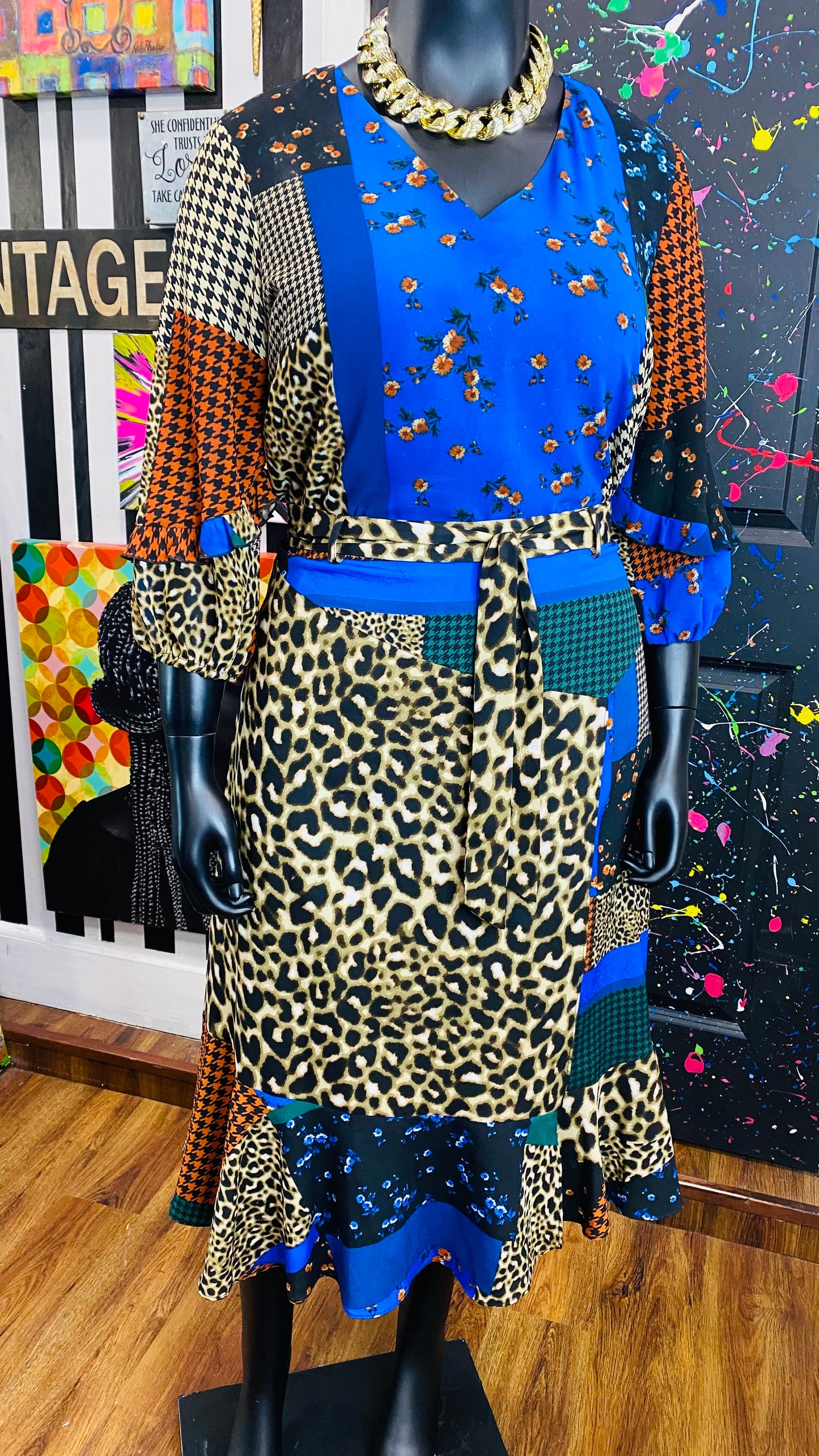 Calvin Klein MixPrint Skirt Set (14)