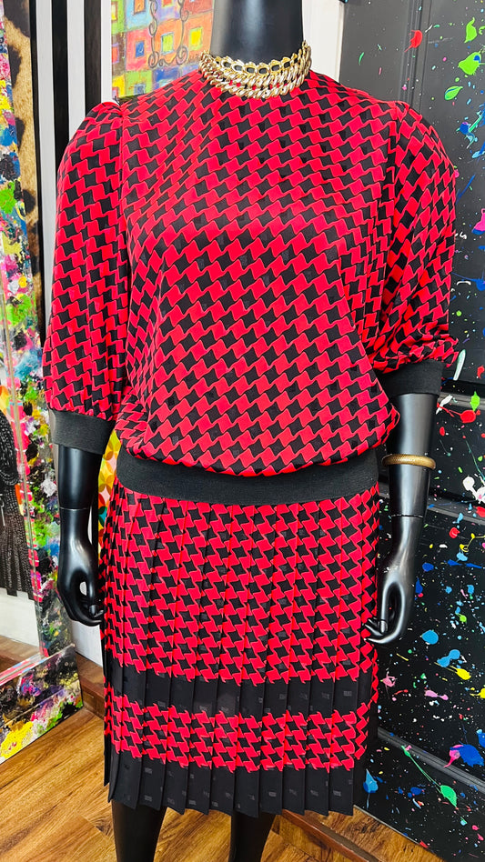 Vintage York Pleated Skirt Set (18)