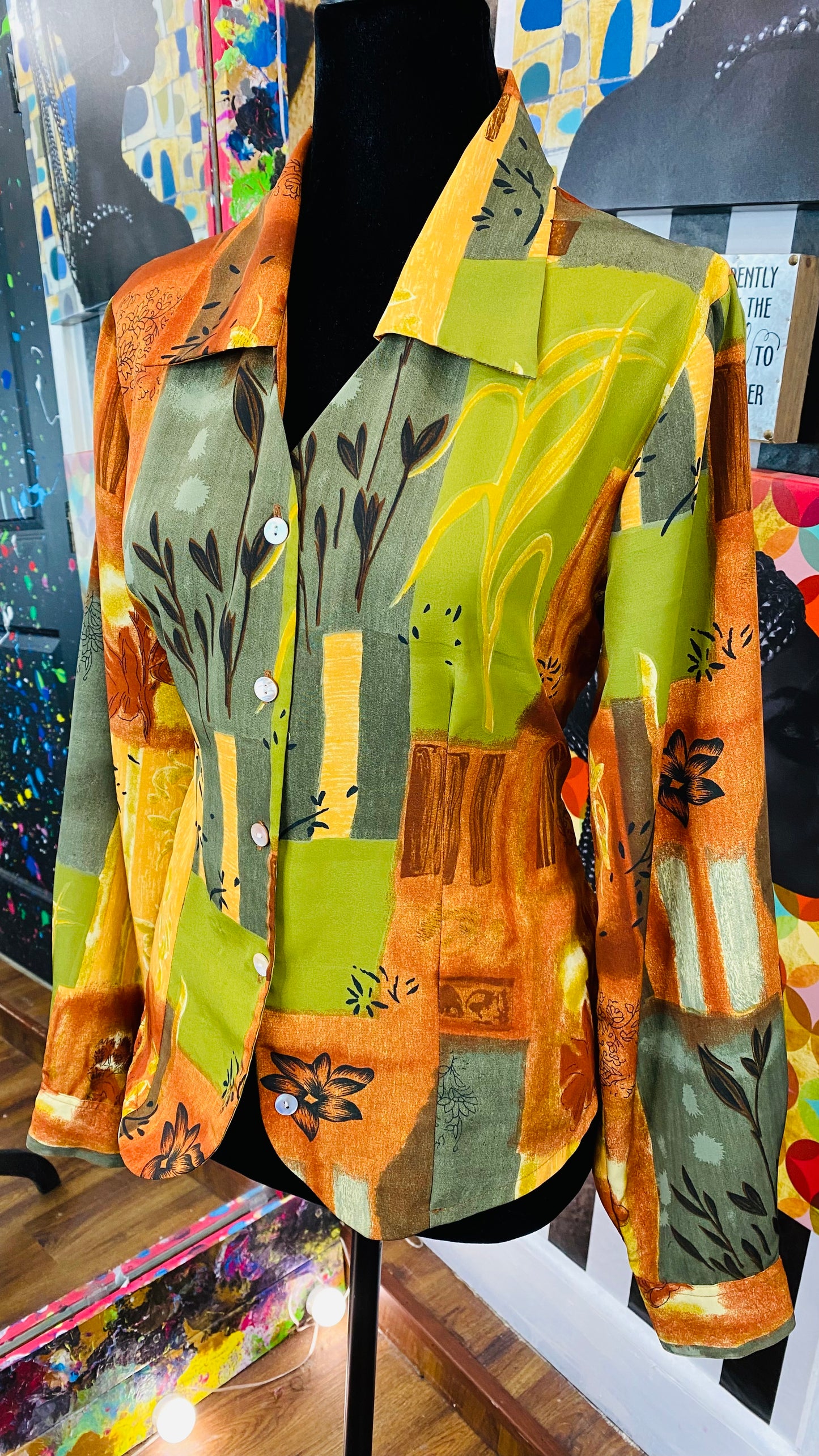 Vintage Long Sleeve Blouse