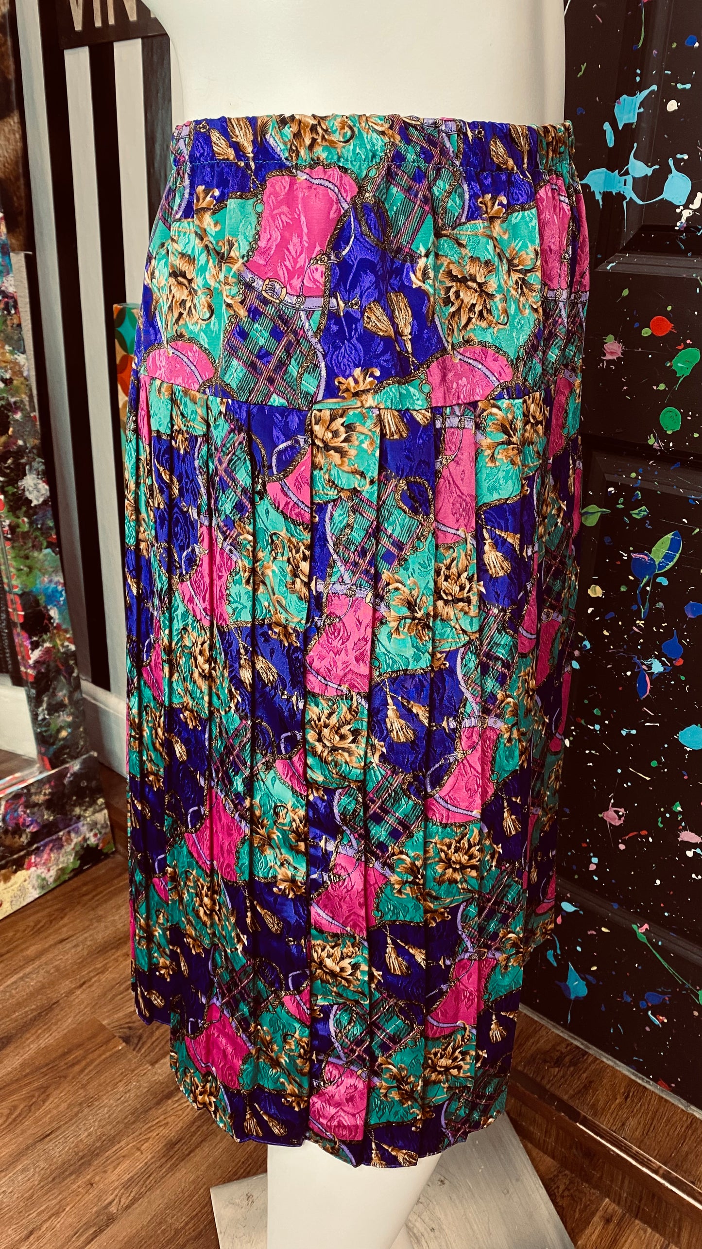 Vintage Pleated Skirt (26)
