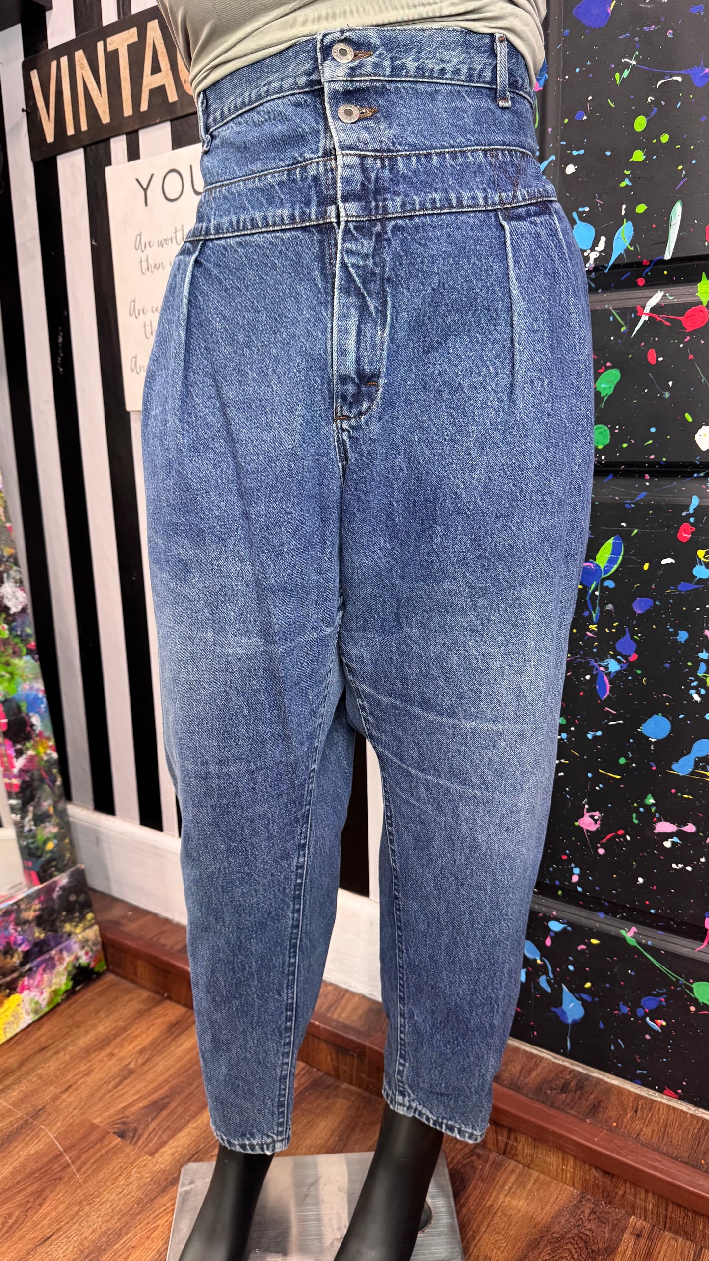 Vintage High Waist Jeans (16/18)