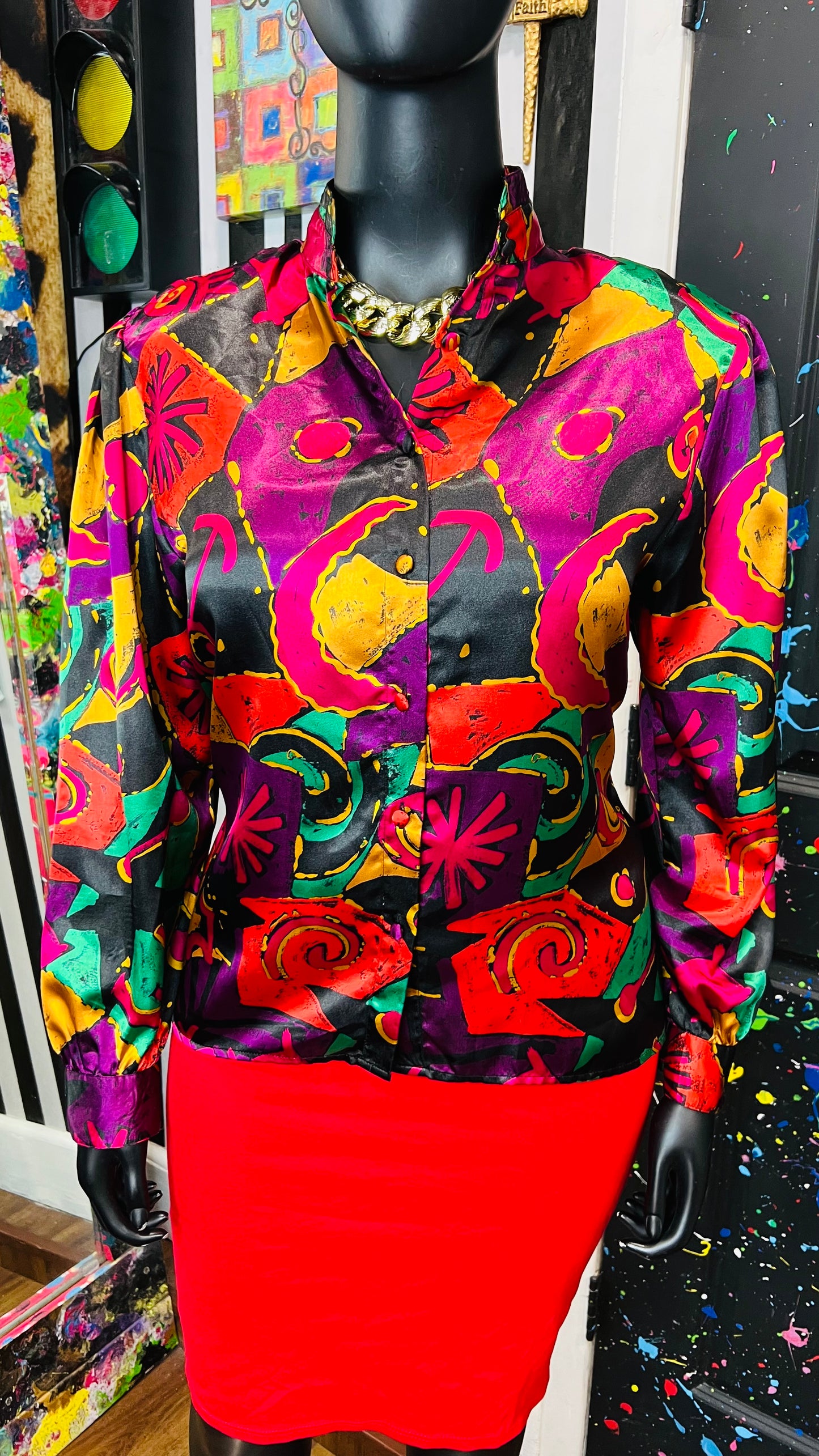 Vintage Abstract Blouse (14)