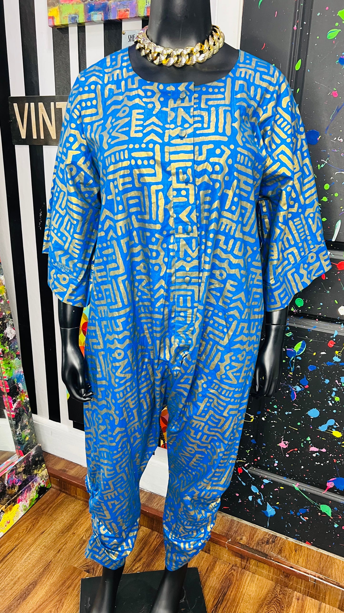Vintage Traditional African Jumpsuit (16)