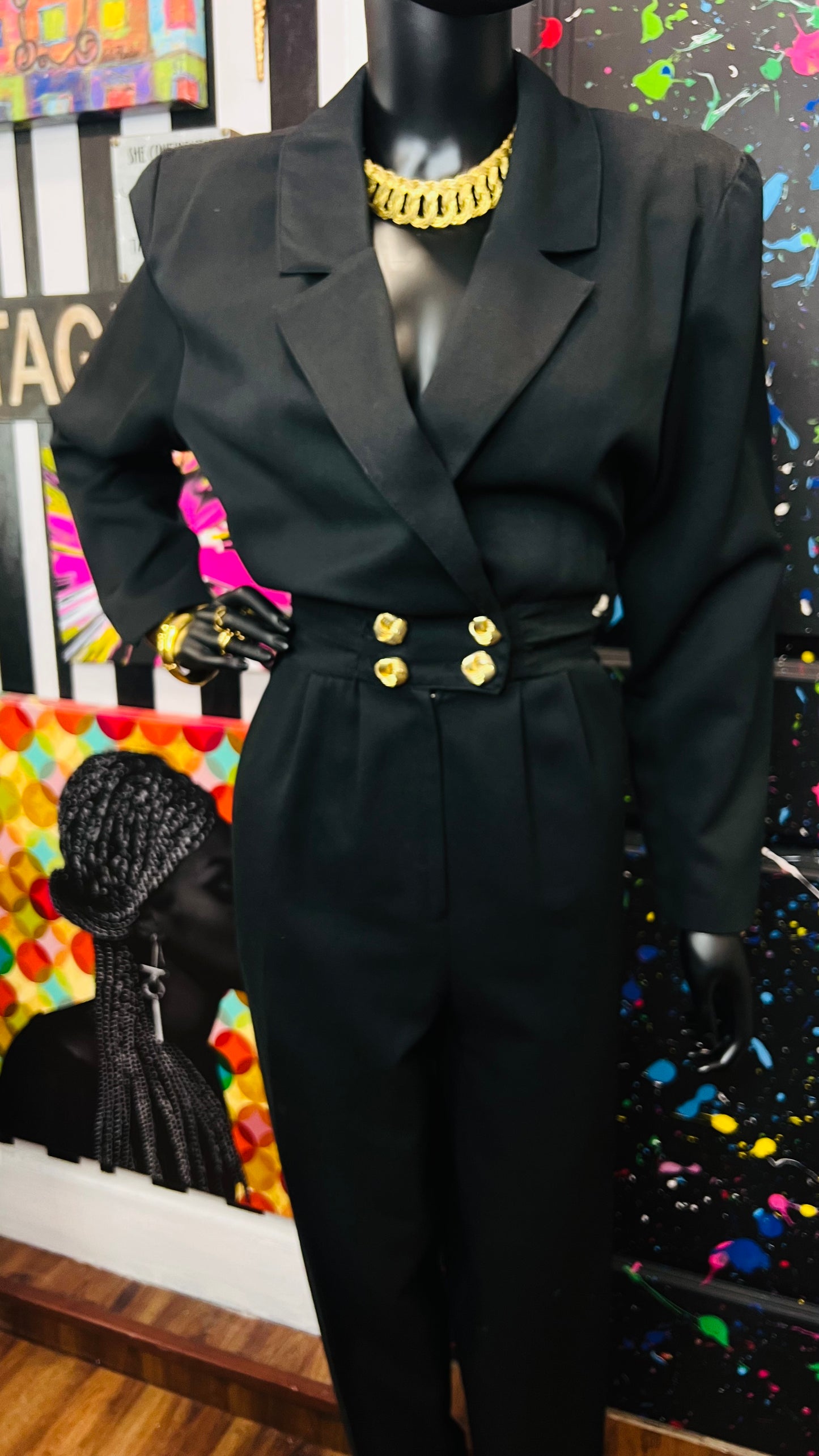 Vintage Black Jumpsuit (12)