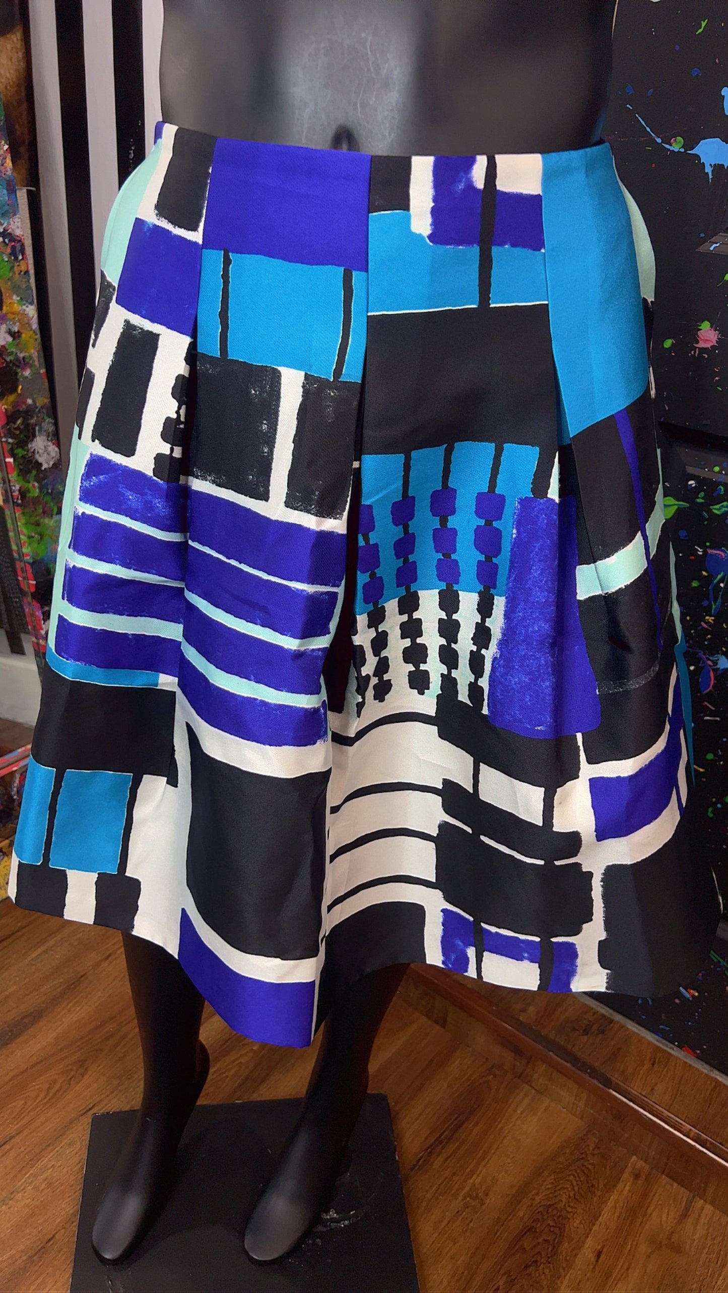 Ashley Stewart Abstract Circle Skirt (18)