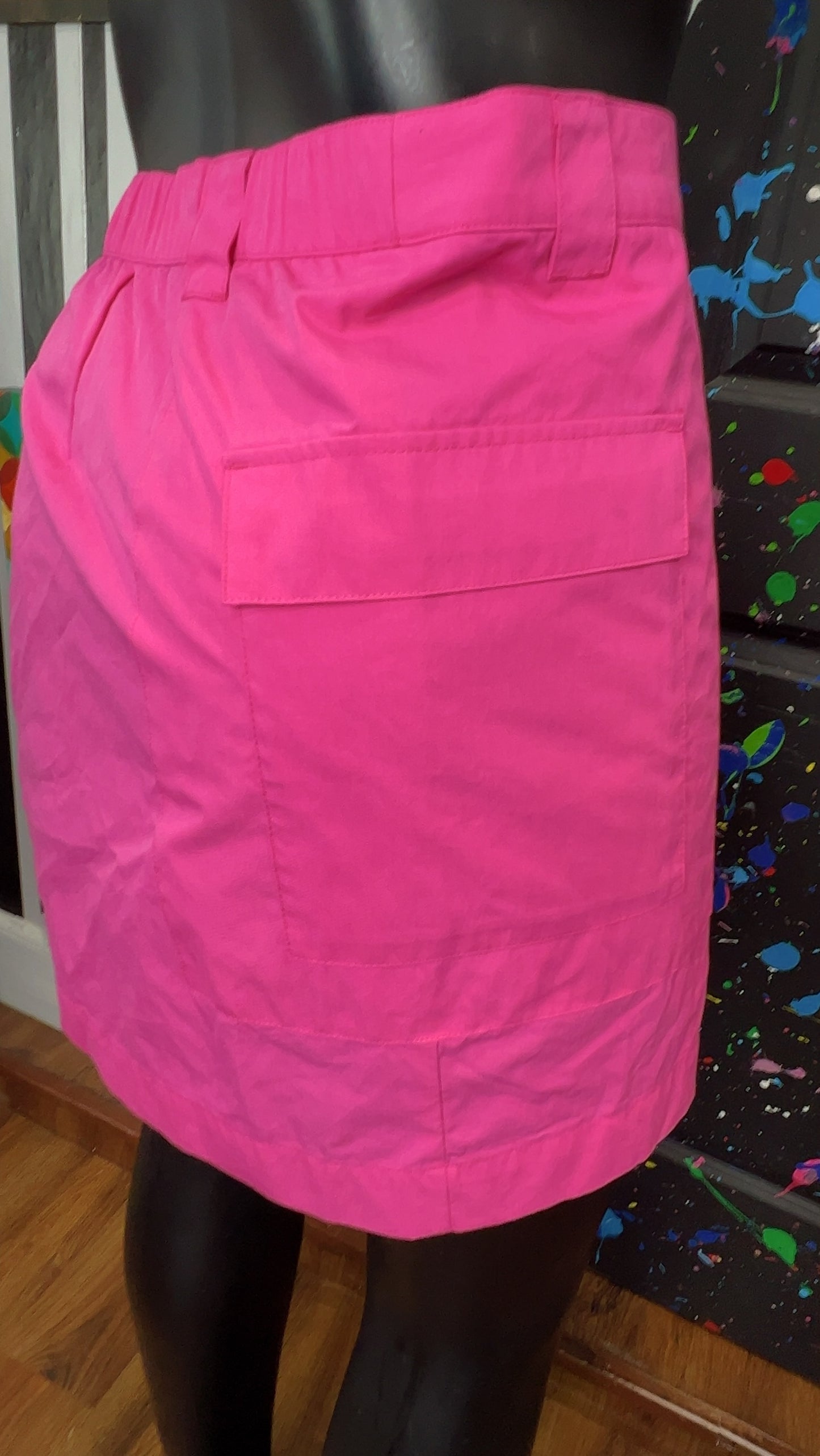 Pink Cargo Skirt (24)