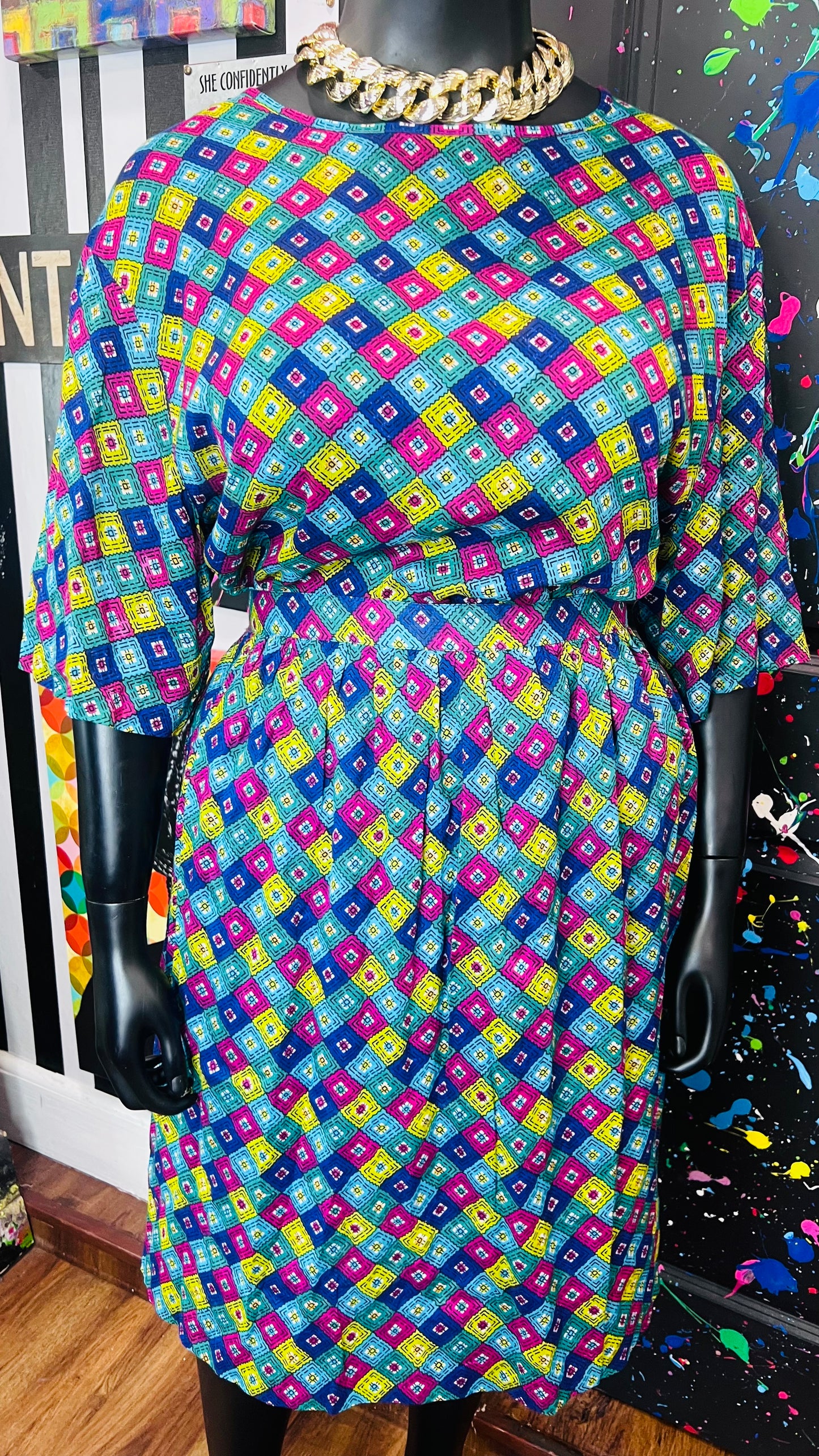 Vintage Light Weight 90’s Skirt Set (22)