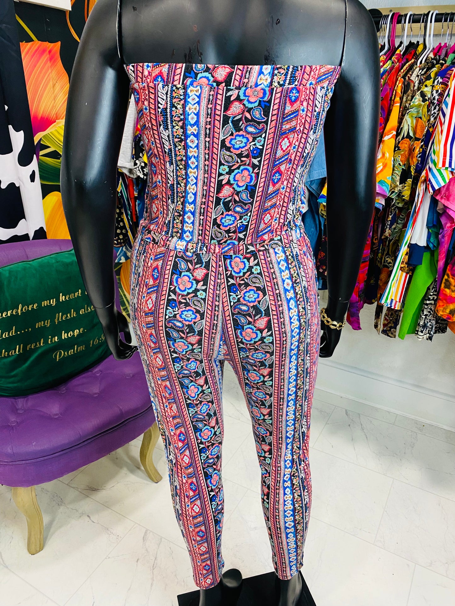Vintage Sleeveless Jumpsuit