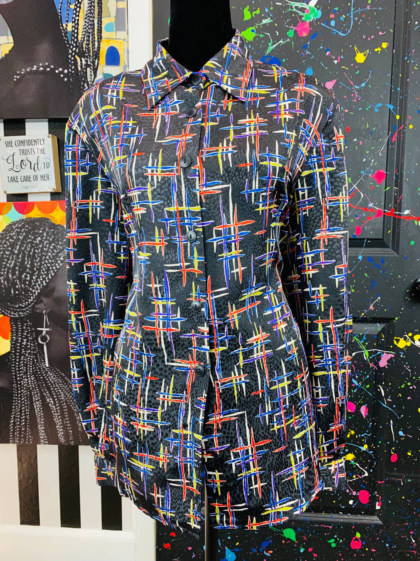 Vintage Norton McNaughton Long Sleeve Blouse