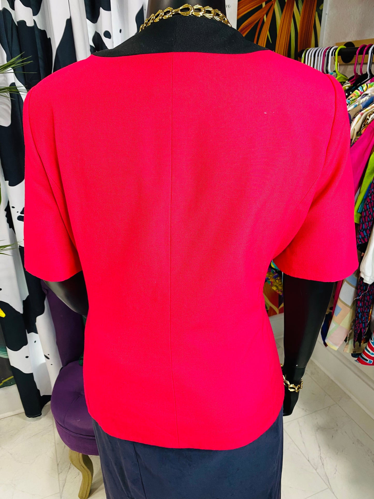 Vintage Short Sleeve Blazer