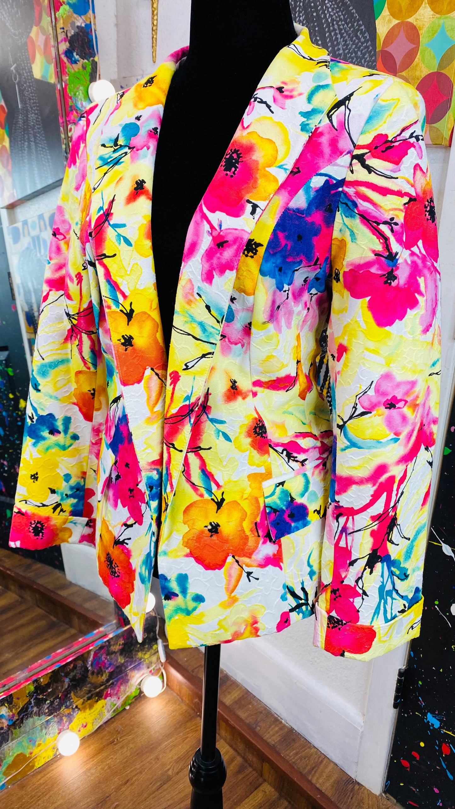 Vintage Floral Blazer