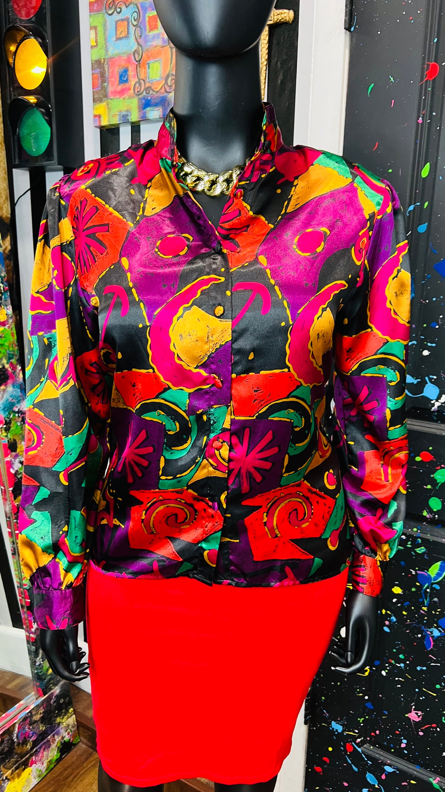 Vintage Abstract Blouse (14)