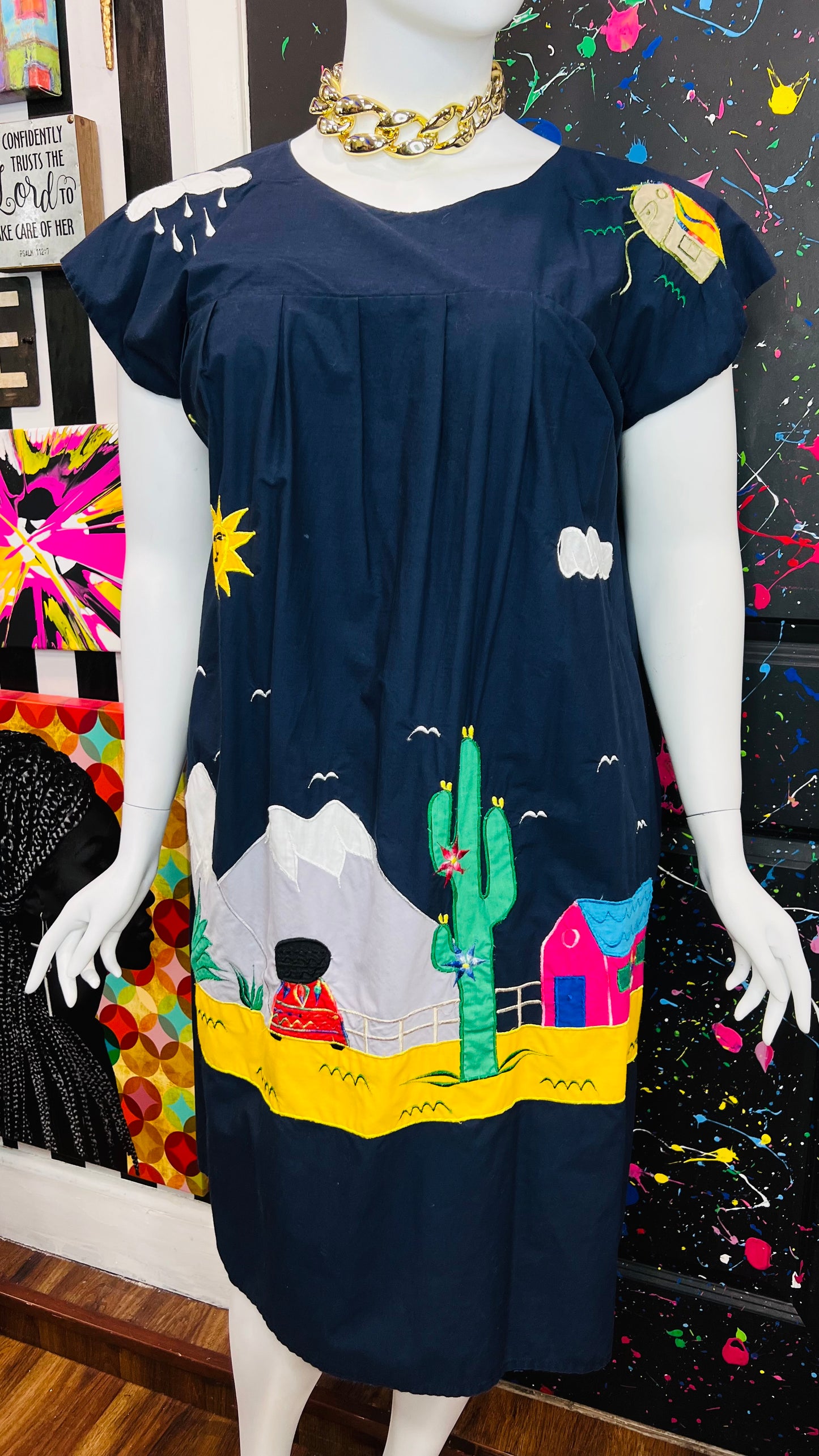 Vintage Novelty House Dress (16)