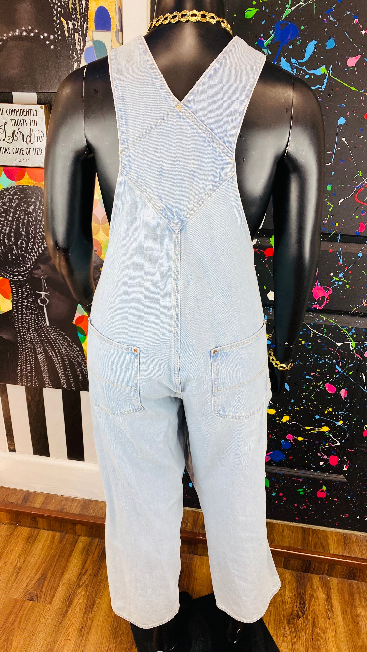 Old Navy Denim Overalls Jumpsuit