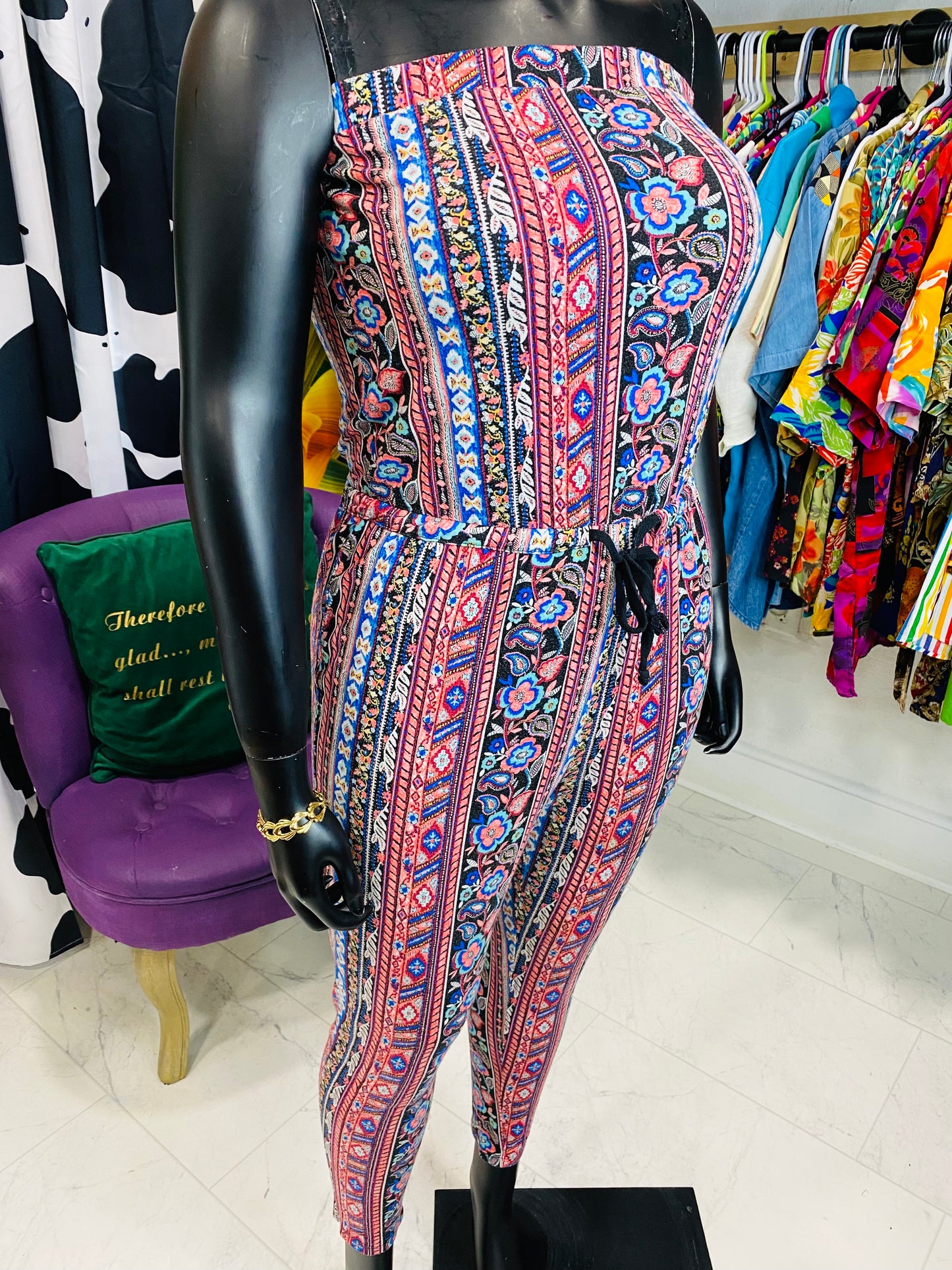Vintage Sleeveless Jumpsuit