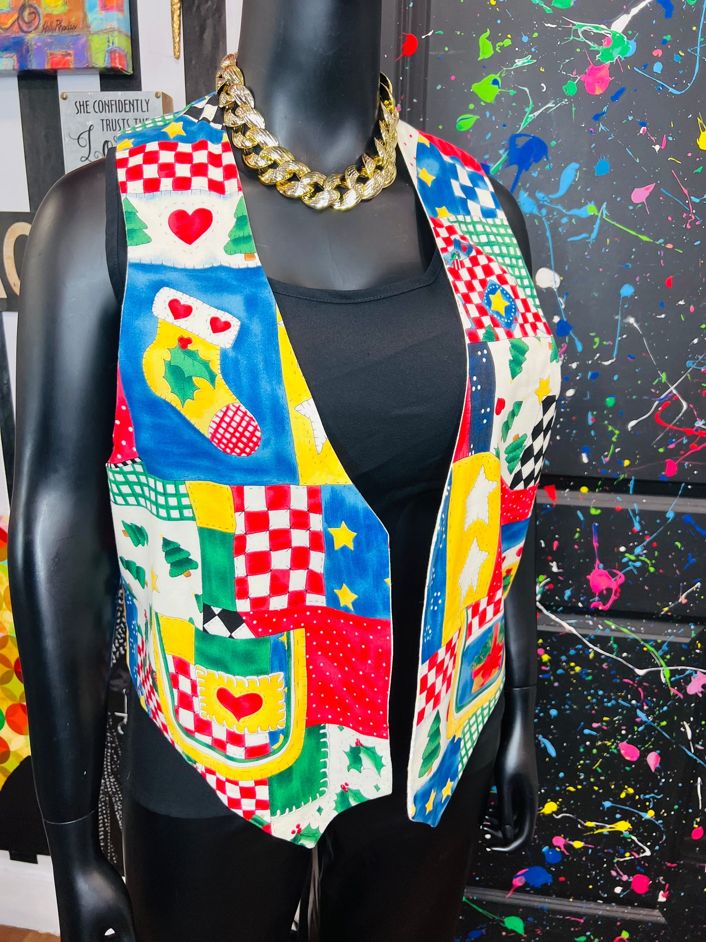Vintage Festive Vest (16)