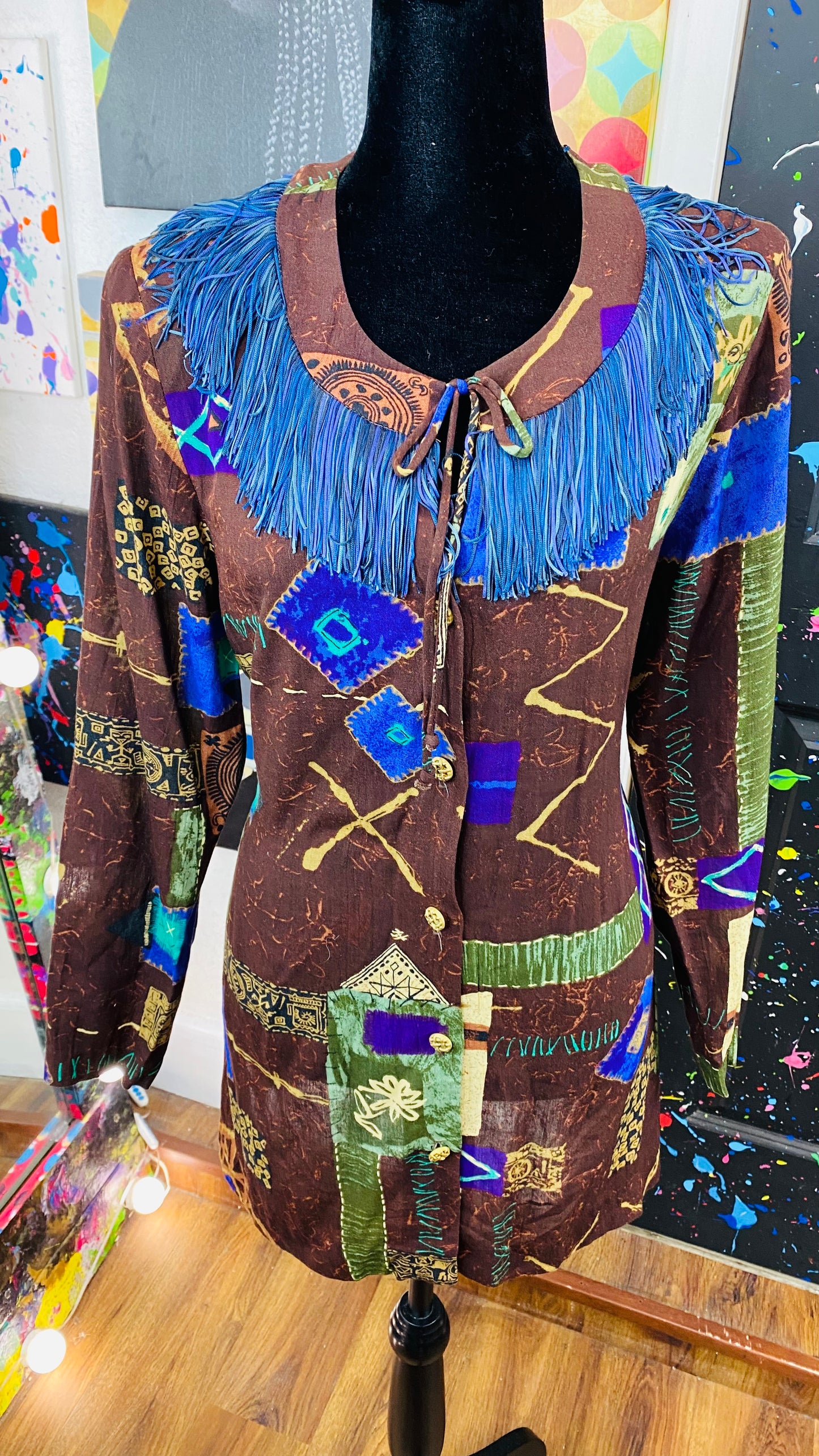 Vintage Long Sleeve Blouse
