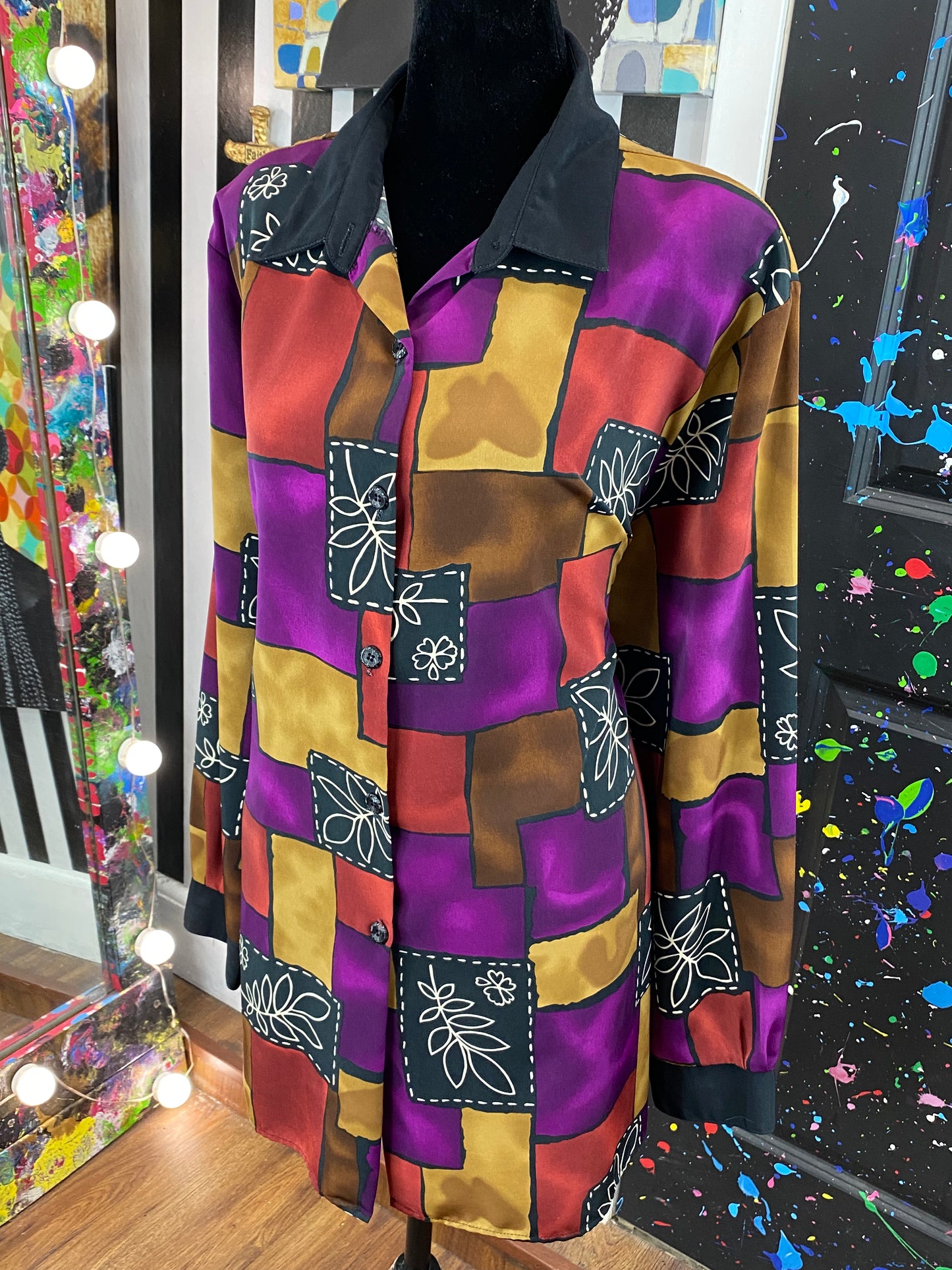 Vintage Caliche’ Long Sleeve Blouse