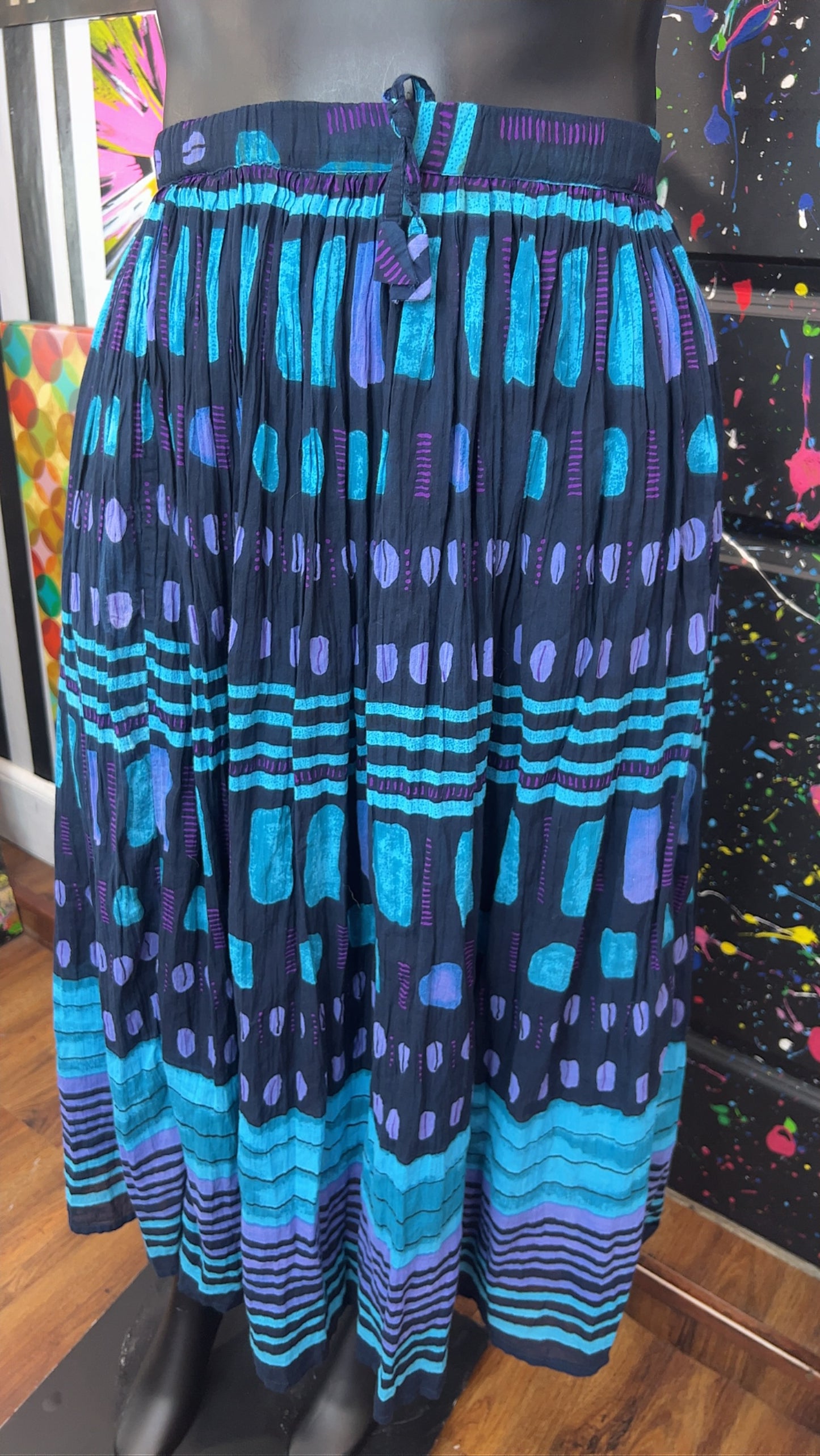 Vintage Rayon Skirt (22)