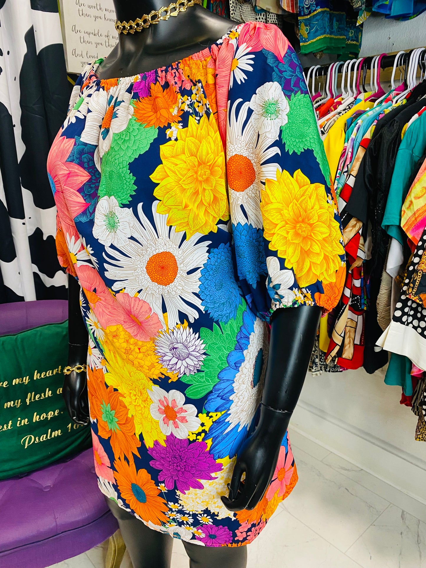 Modern Floral Dress