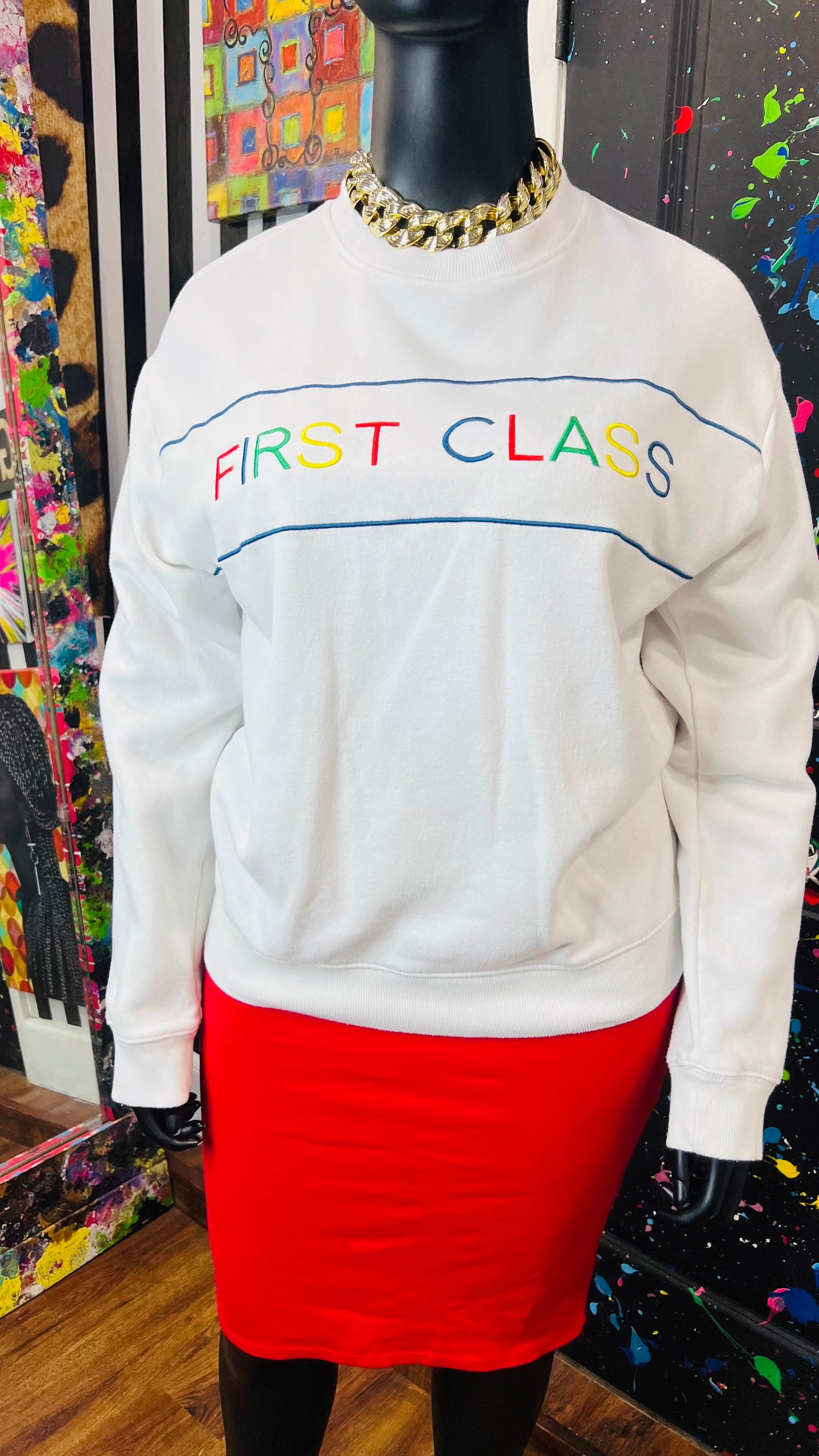 Color Block First Class Sweat Shirt (18)