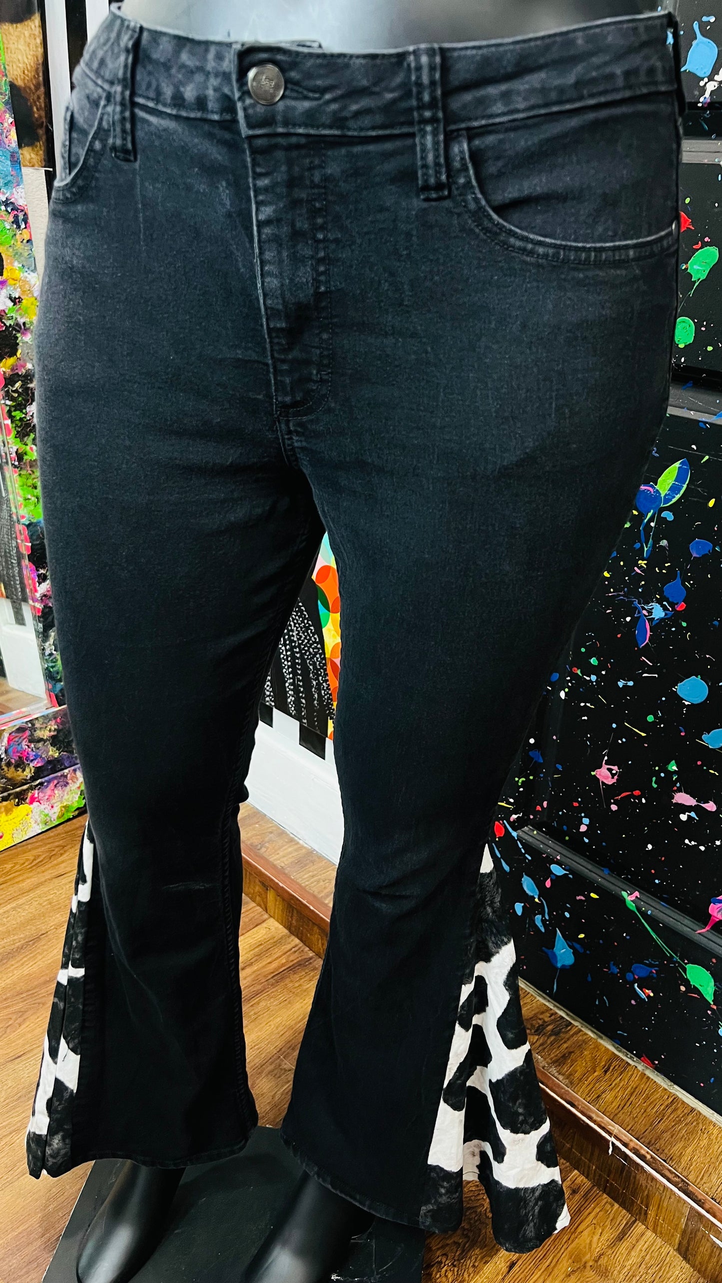 Vintage Inspired Flare Legged Pants (16)