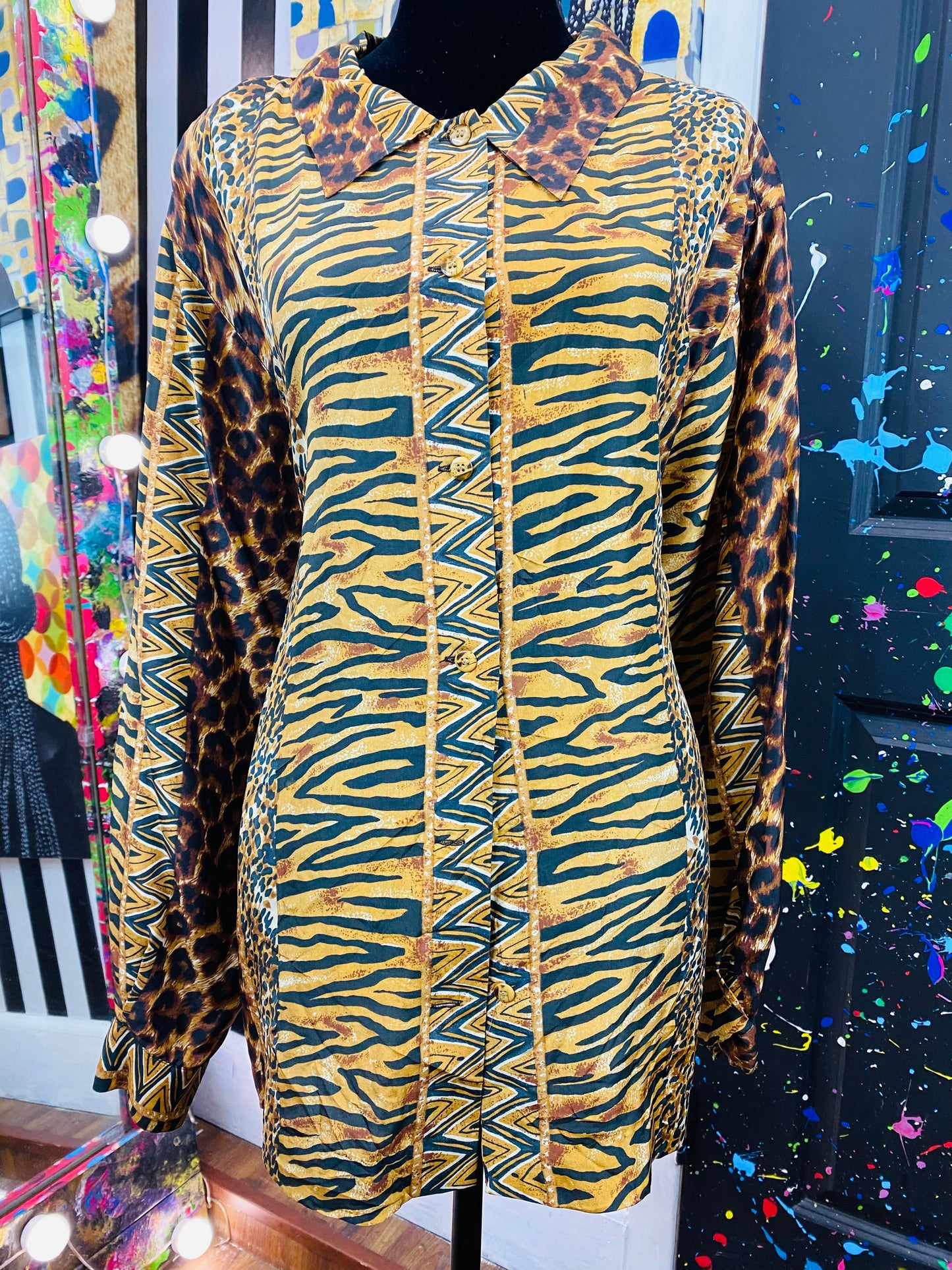 Vintage The Avenue Long Sleeve Blouse