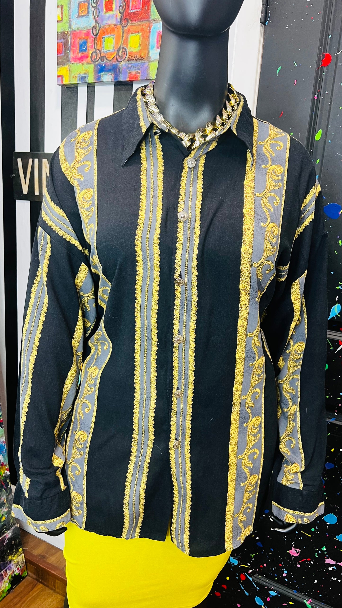 Vintage Rayon Blouse (26)