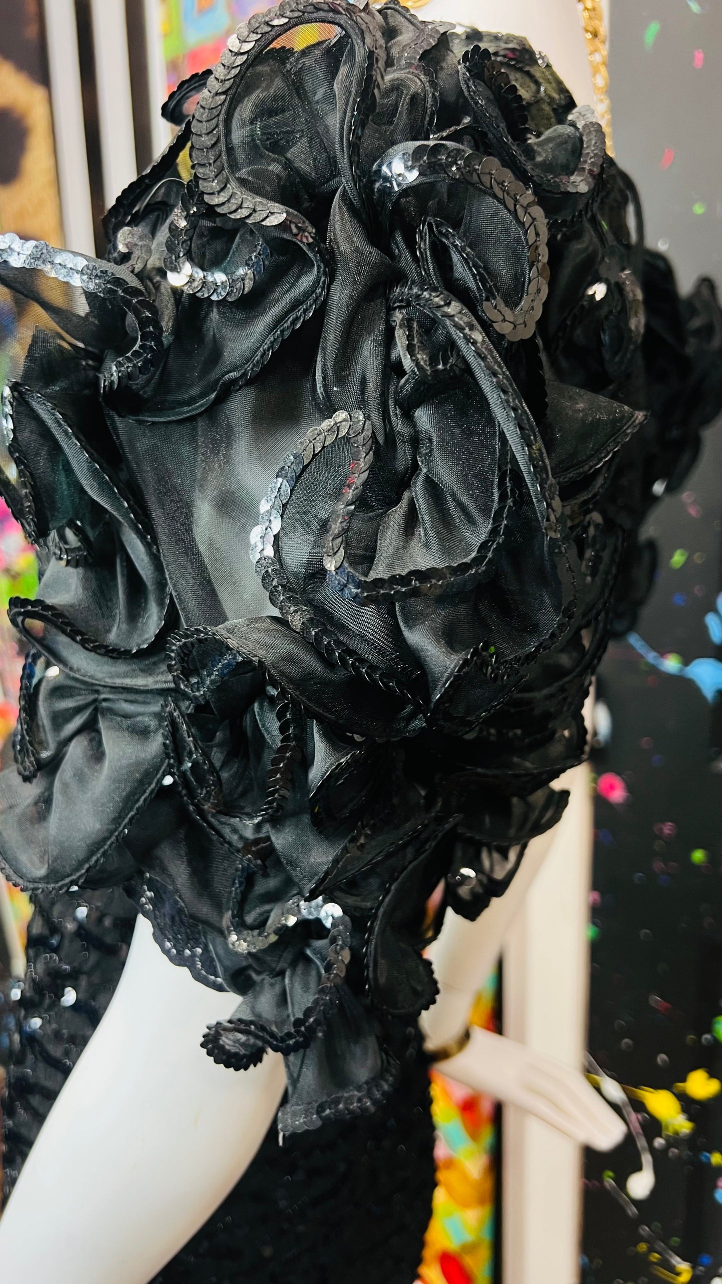 Vintage Sequin Formal Dress (14)