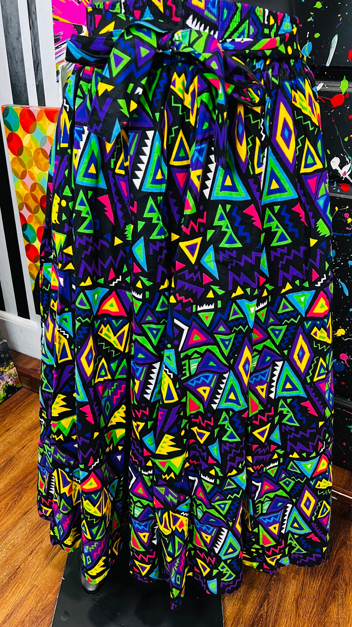 100% Cotton 90’s Print Skirt- New w/ Tags (OS)