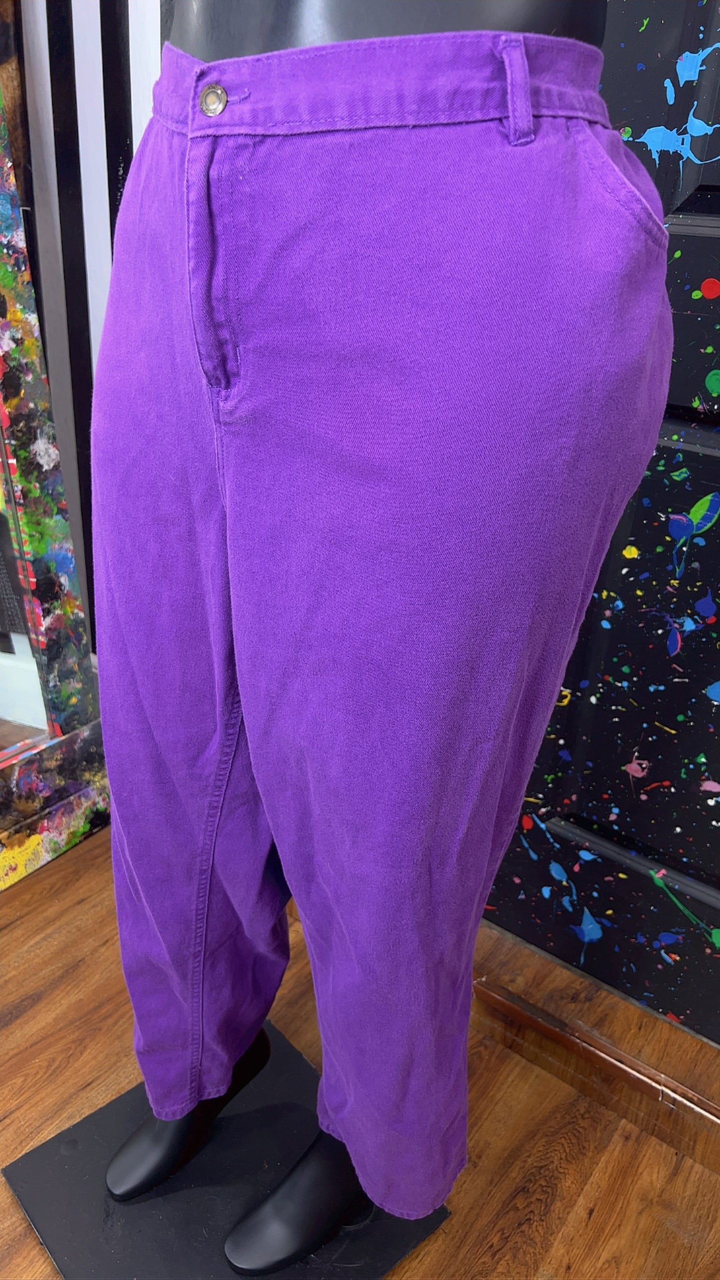 Vintage Purple Denim Jeans (28W)