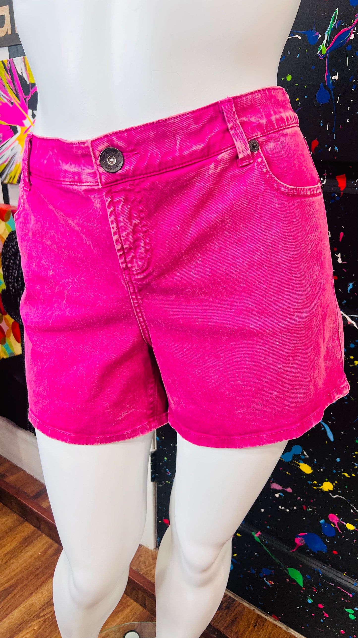 Torrid Pink Denim Shorts (20)