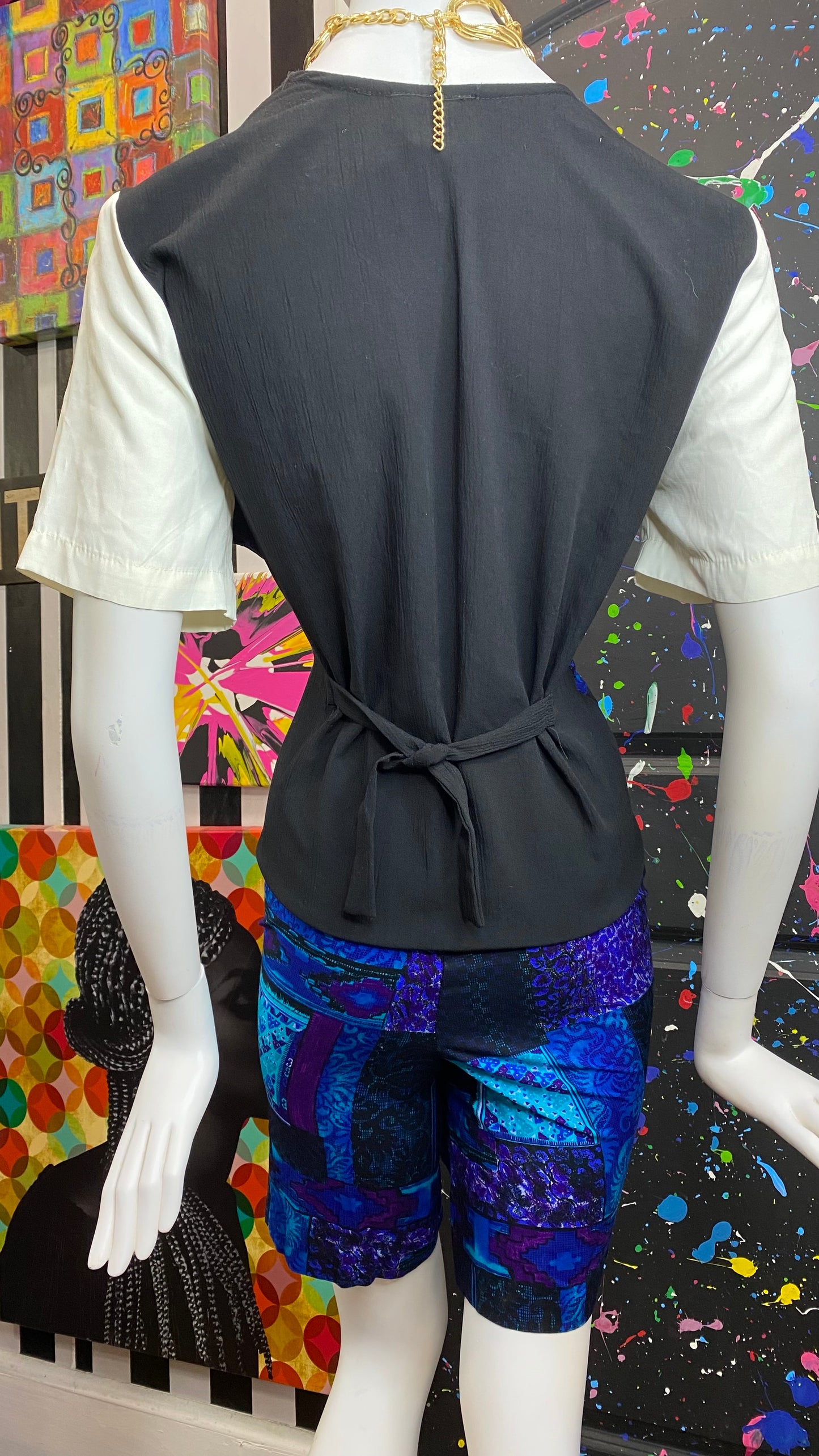 Vintage Abstract 90’s Shorts Set (12)