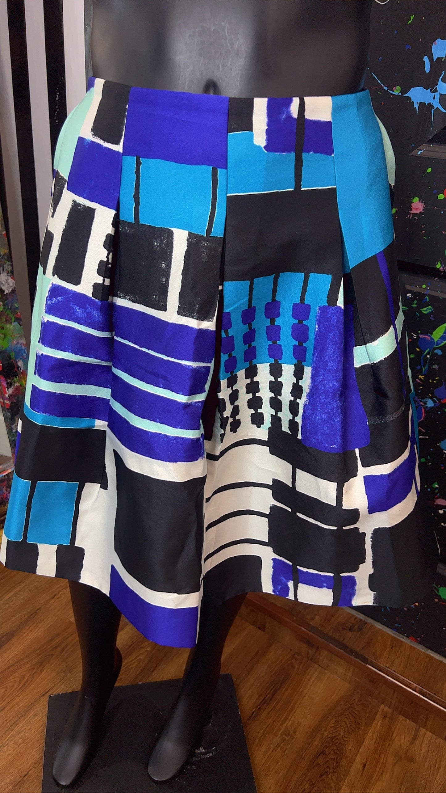 Ashley Stewart Abstract Circle Skirt (18)