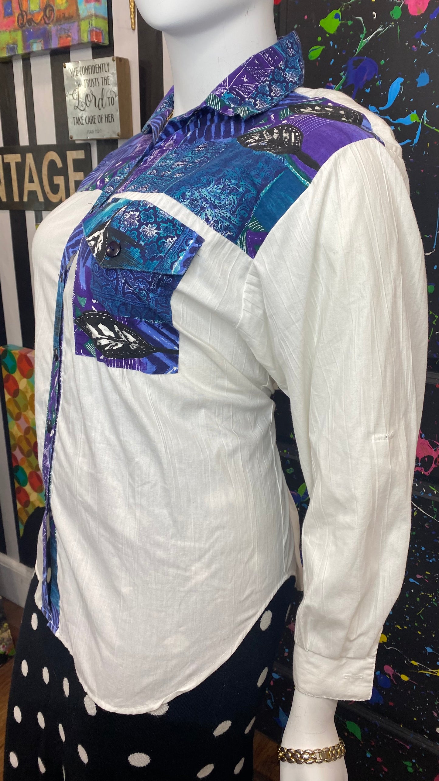 Vintage Abstract Blouse (18)