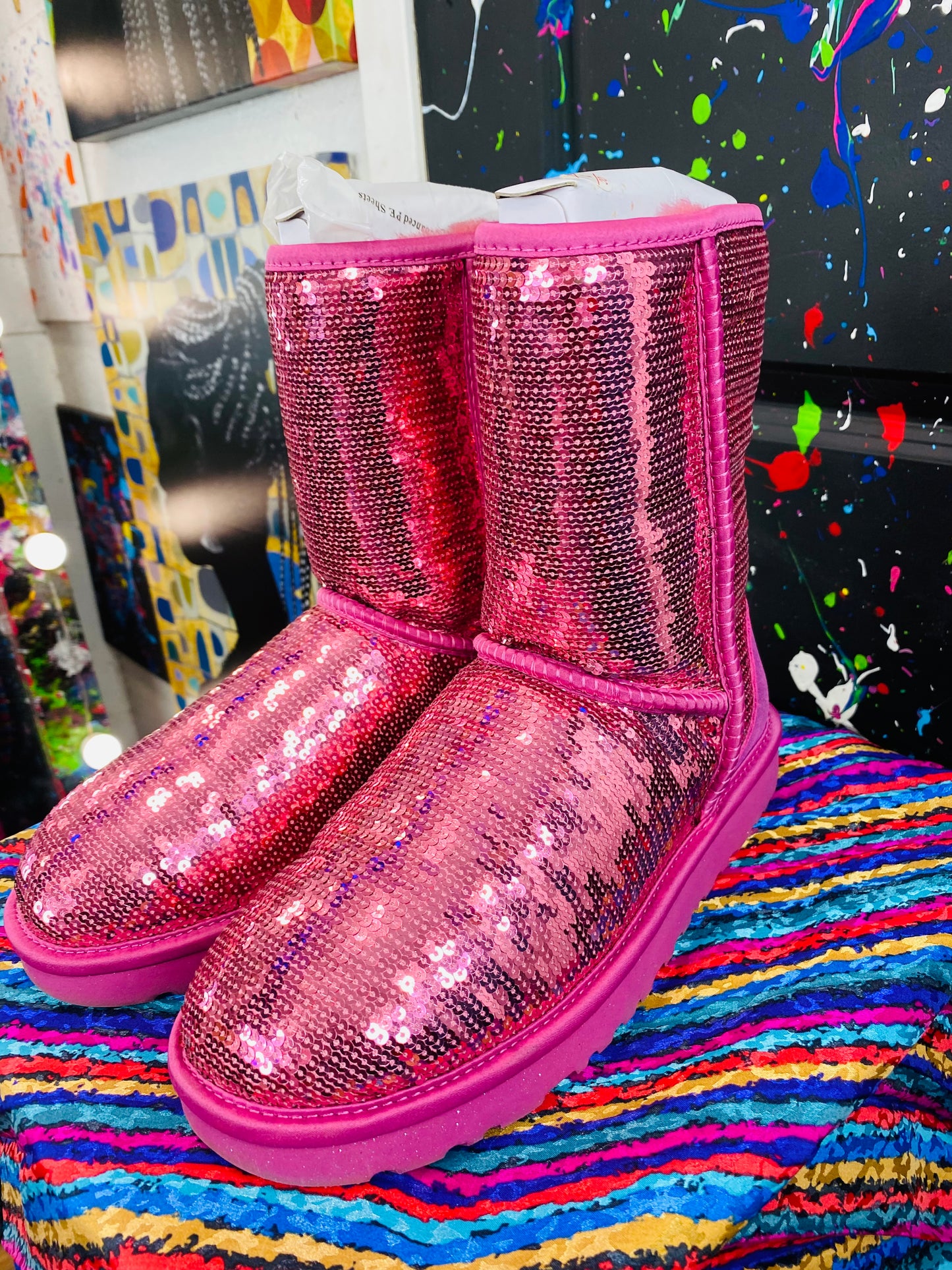 Embellished Uggs- Pink