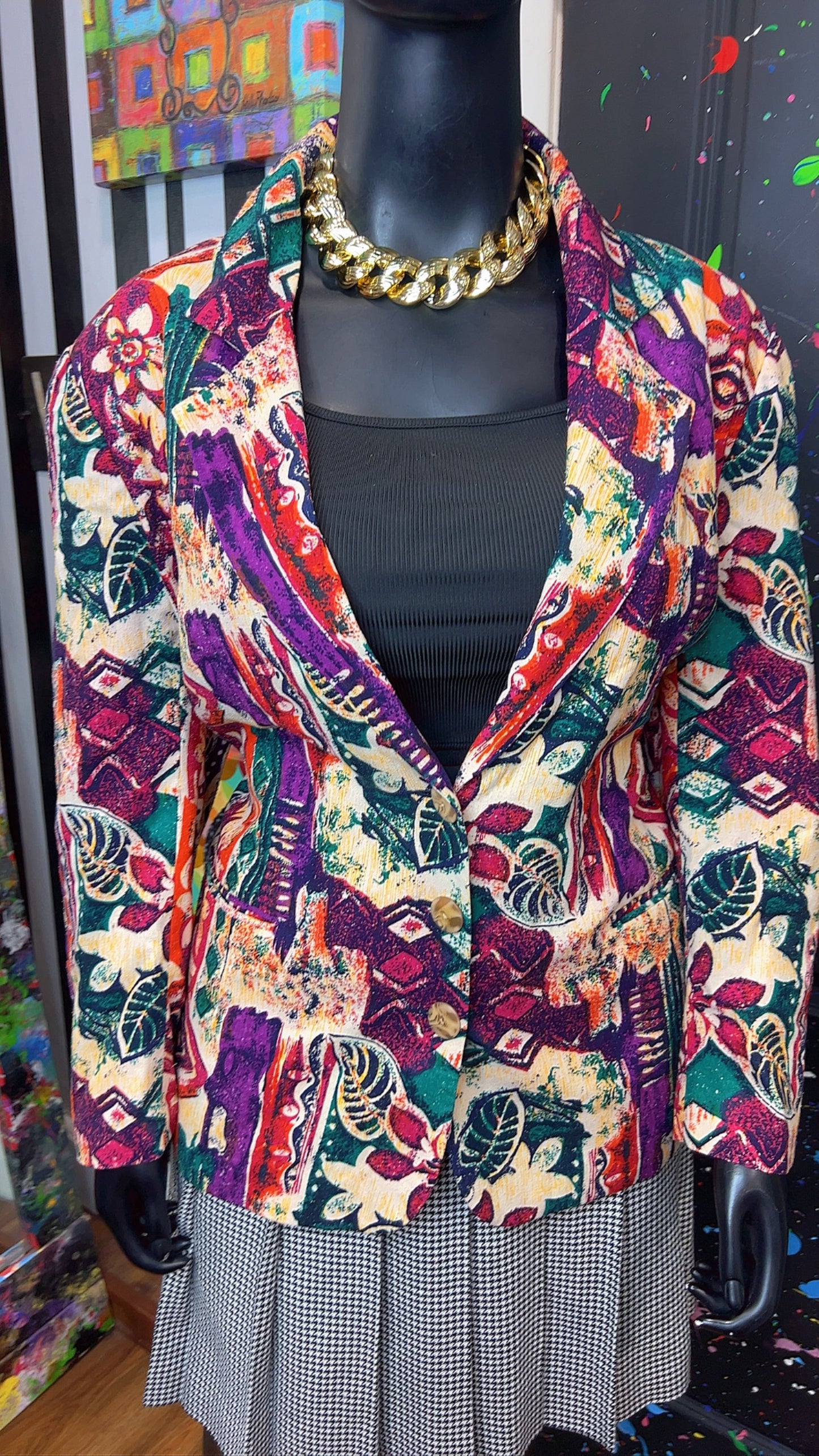 Vintage Abstract Blazer (22)