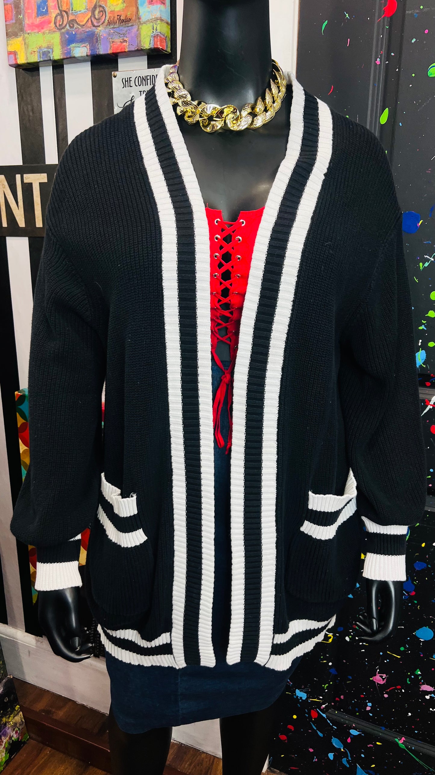 Black & White Cardigan (22)